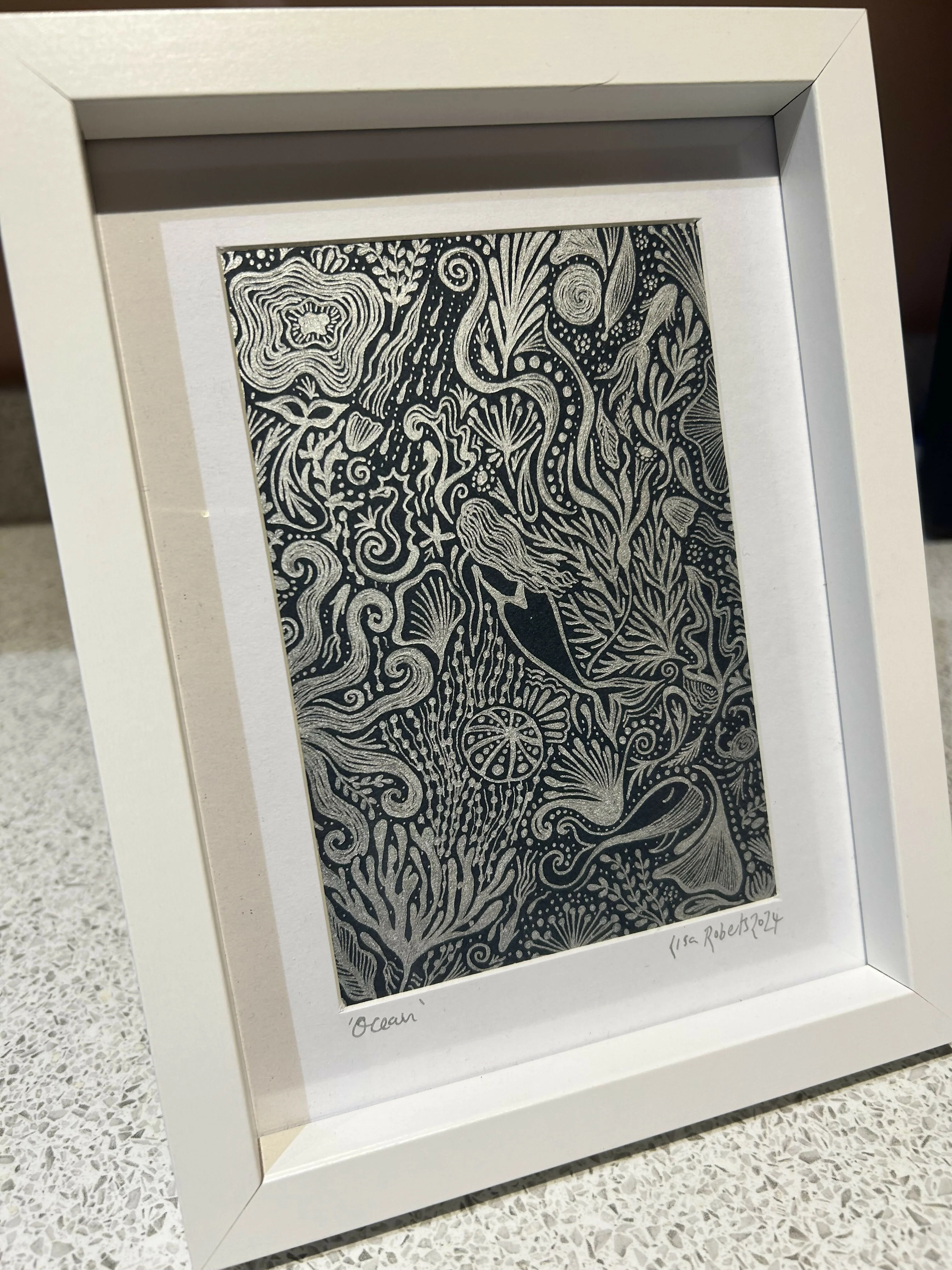 Ocean - Framed Original Artwork