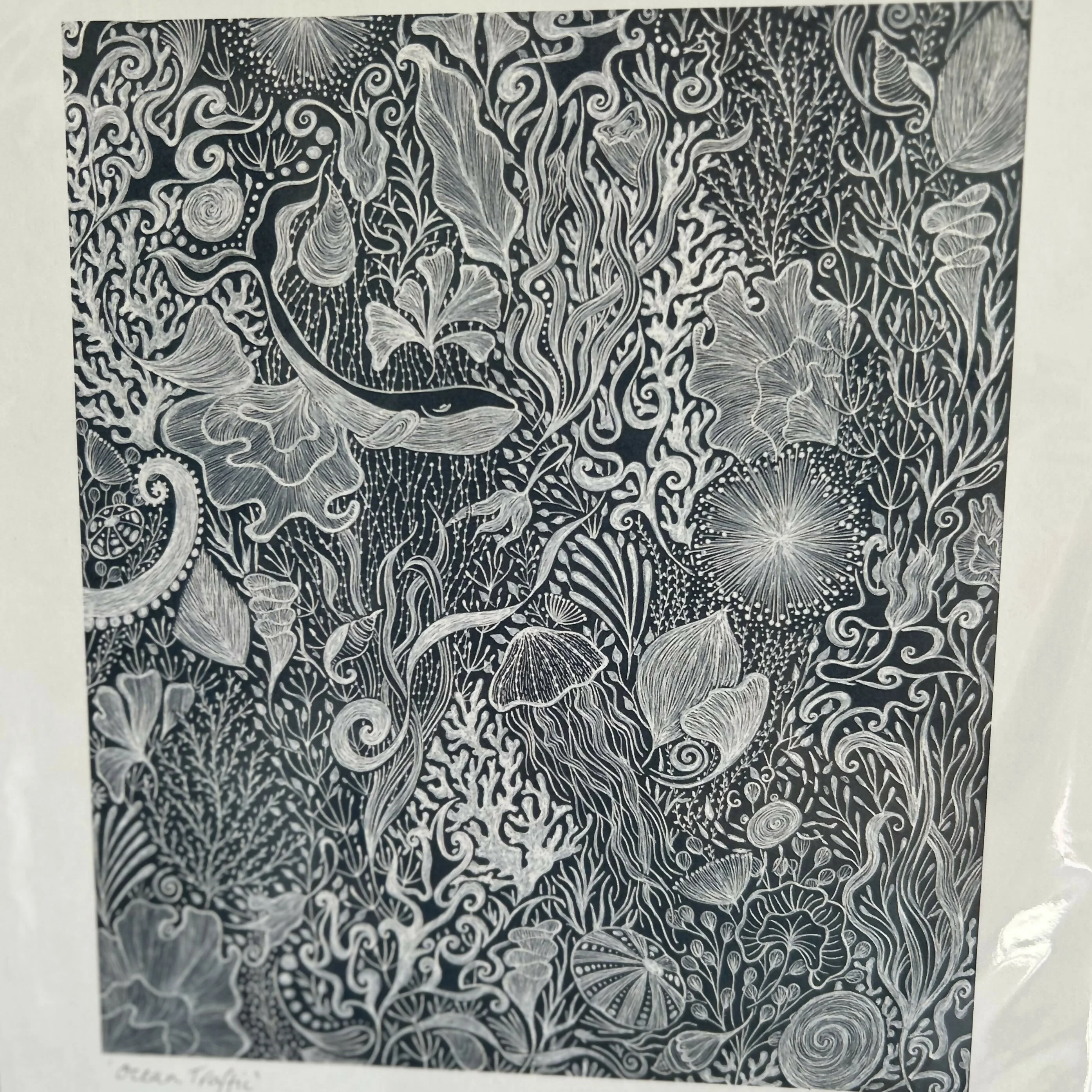 OCEAN TRAFFIC A4 Signed Print