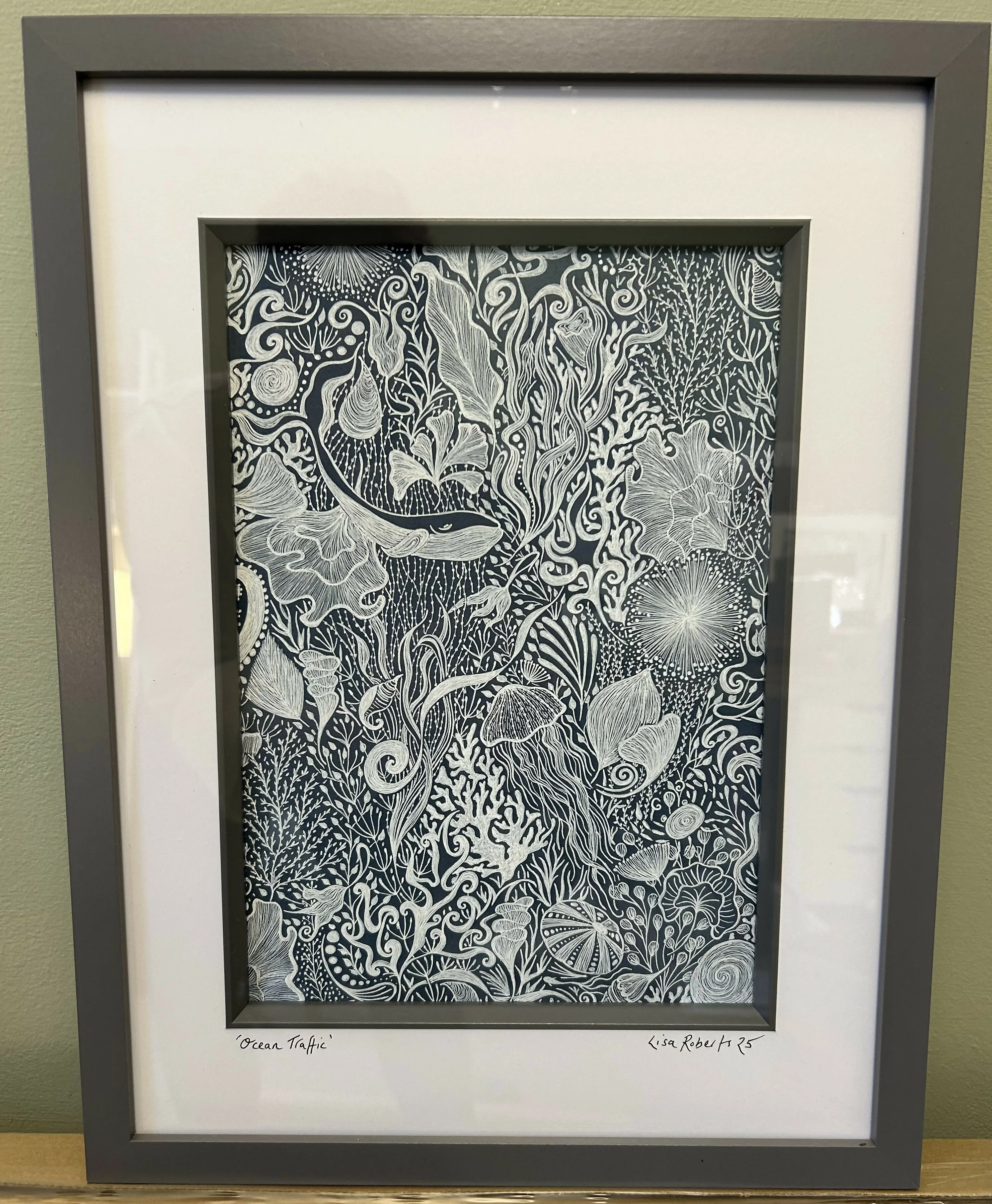 OCEAN TRAFFIC Original Artwork - Image 2