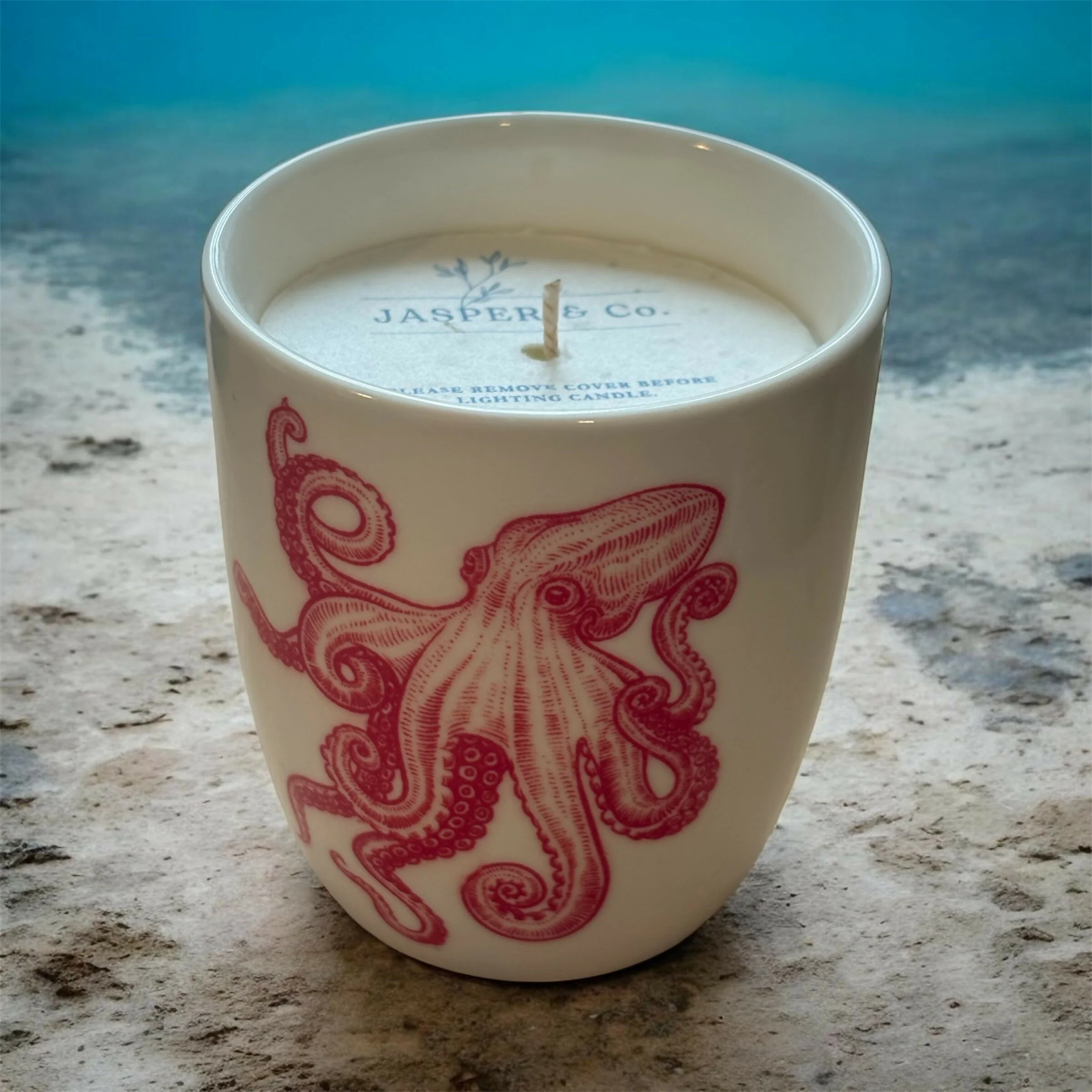 Octopus Essential Oil Candle in Reusable Hug Mug