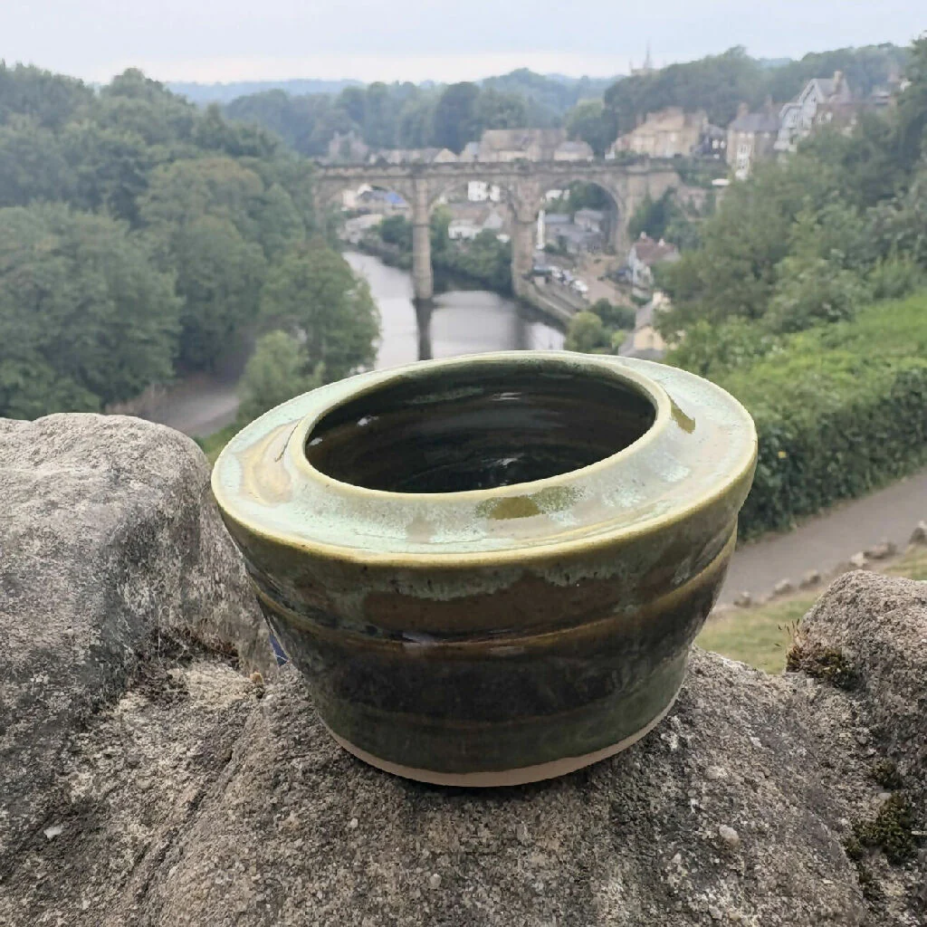 Olive Speckled Bowl - Image 3