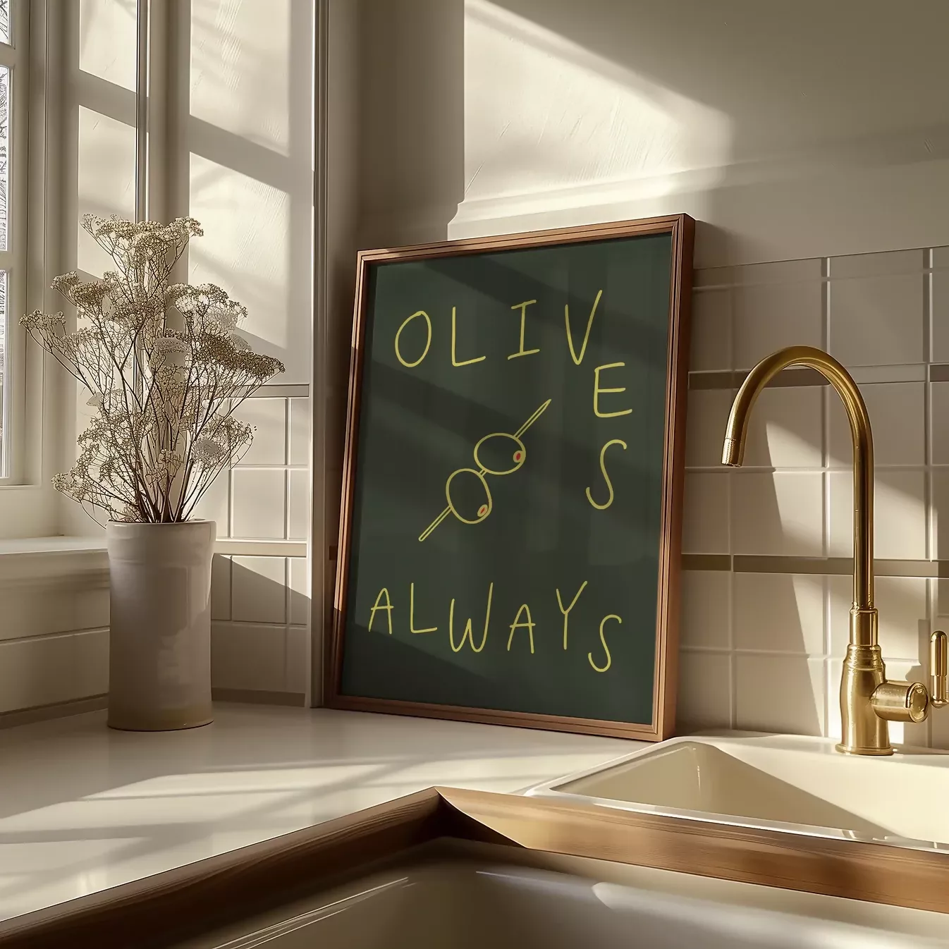 OLIVES ALWAYS WALL ART PRINT - Image 4