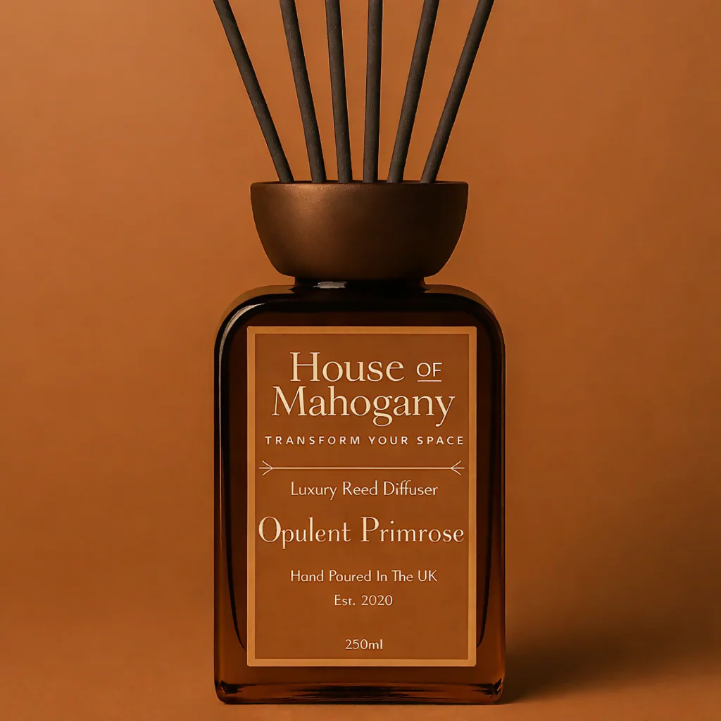 Opulet Primrose Reed Diffuser & Black Fibre Sticks - Image 2