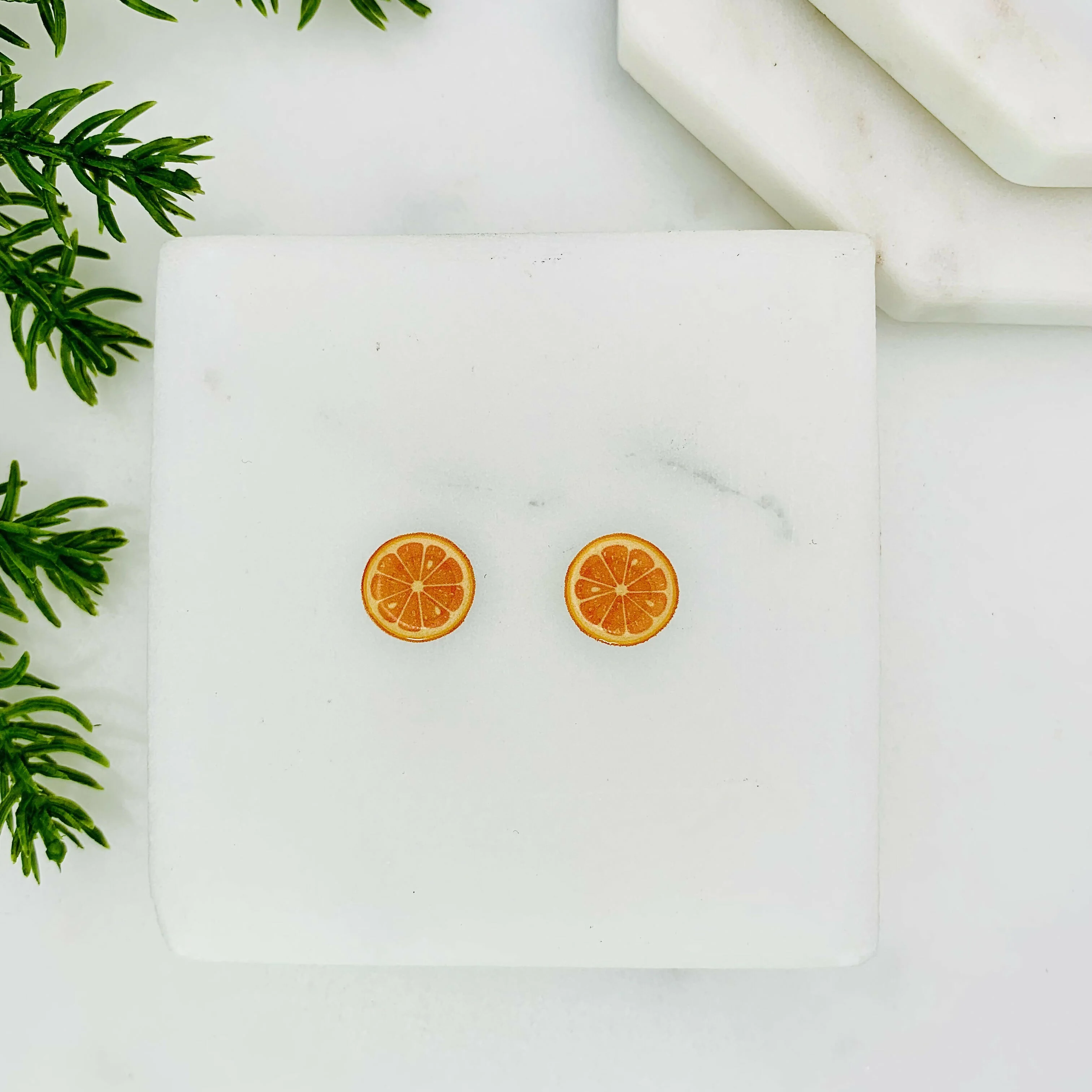 Orange Slice Stud Earring - Image 2