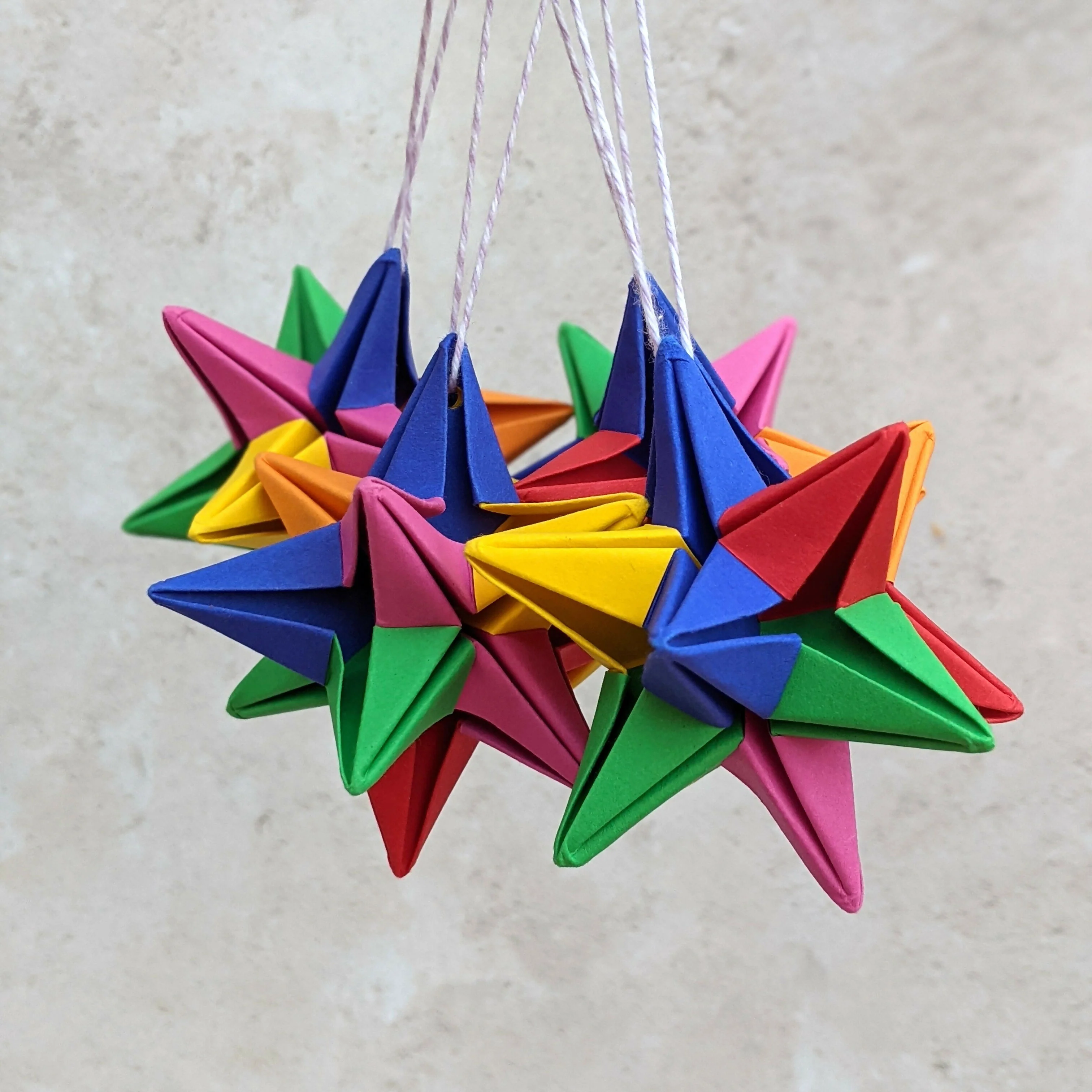 Origami Star Bauble Decoration - Image 2