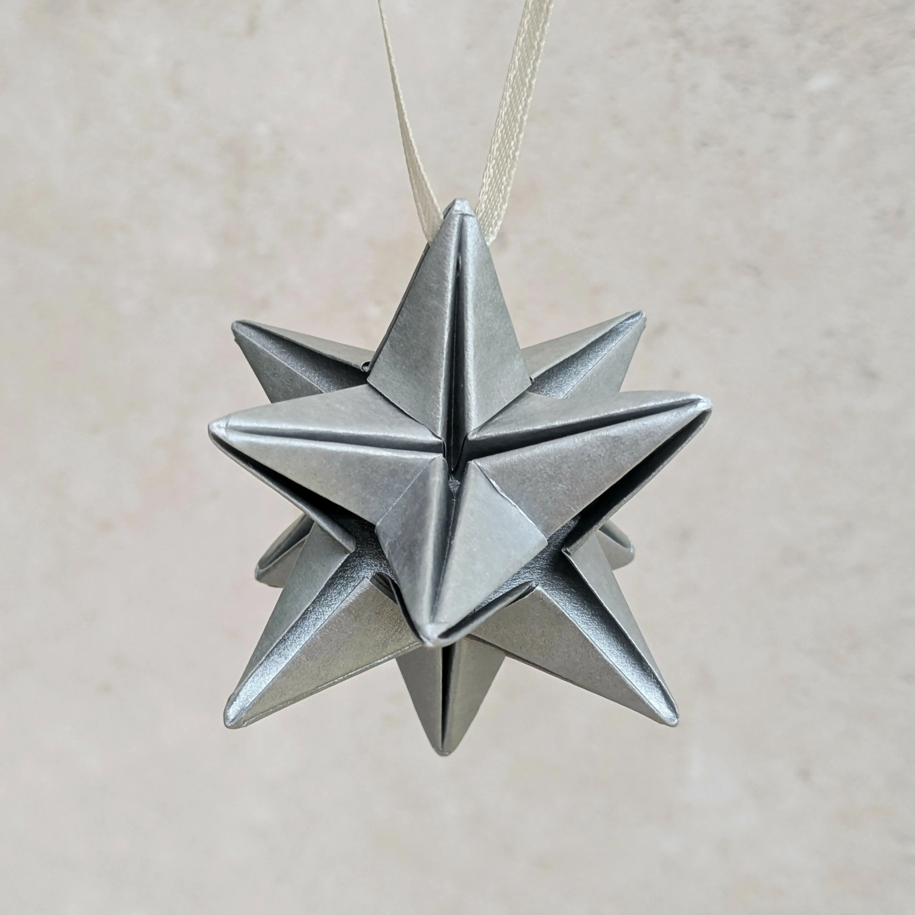 Origami Star Bauble Decoration - Image 4