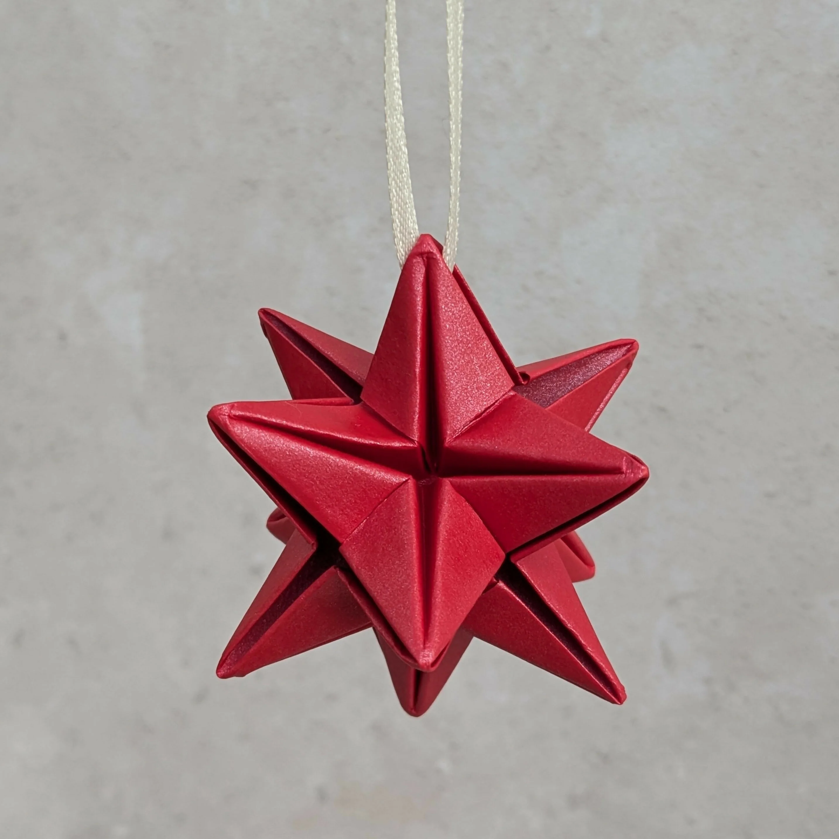 Origami Star Bauble Decoration - Image 5