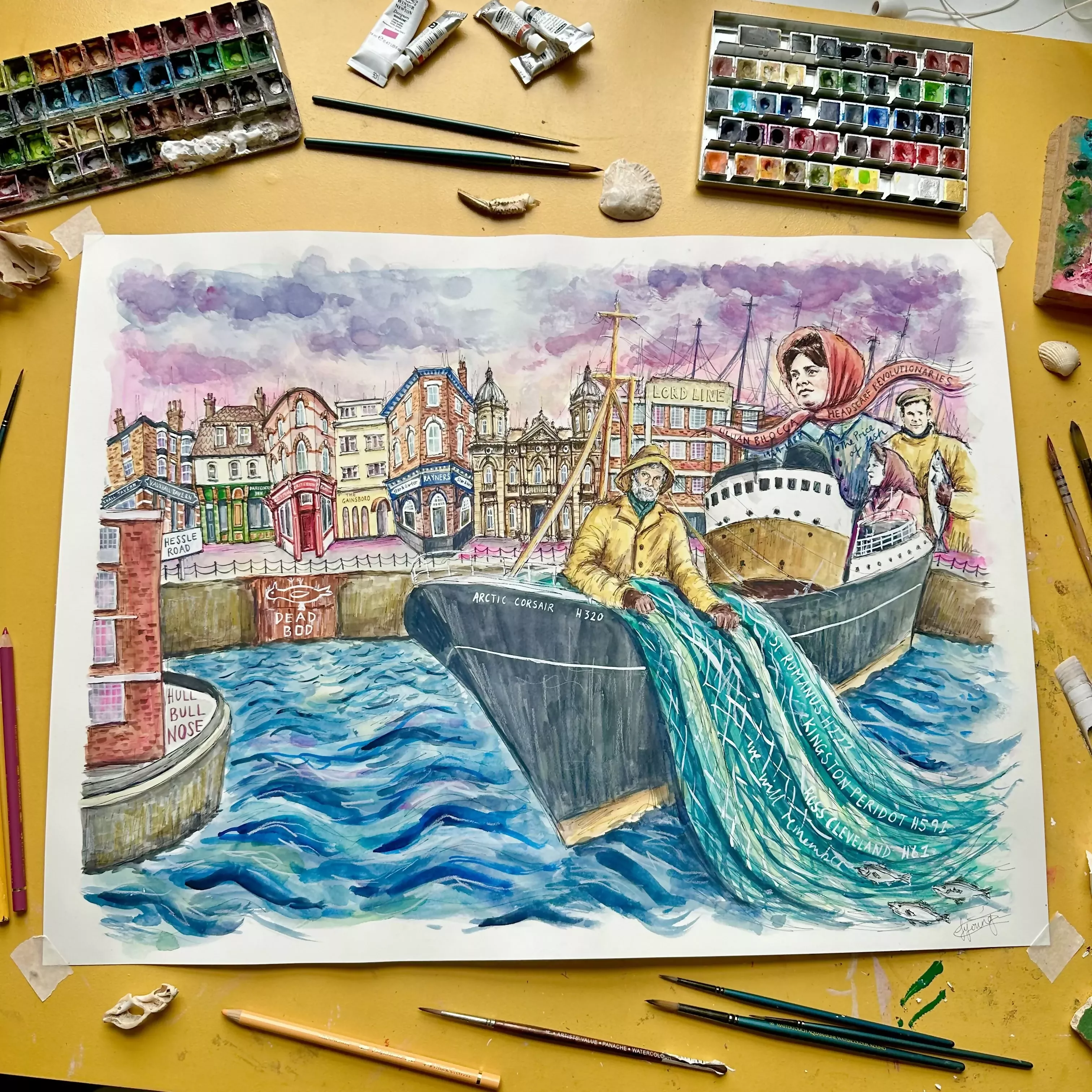 Original Artwork Hull Bygones