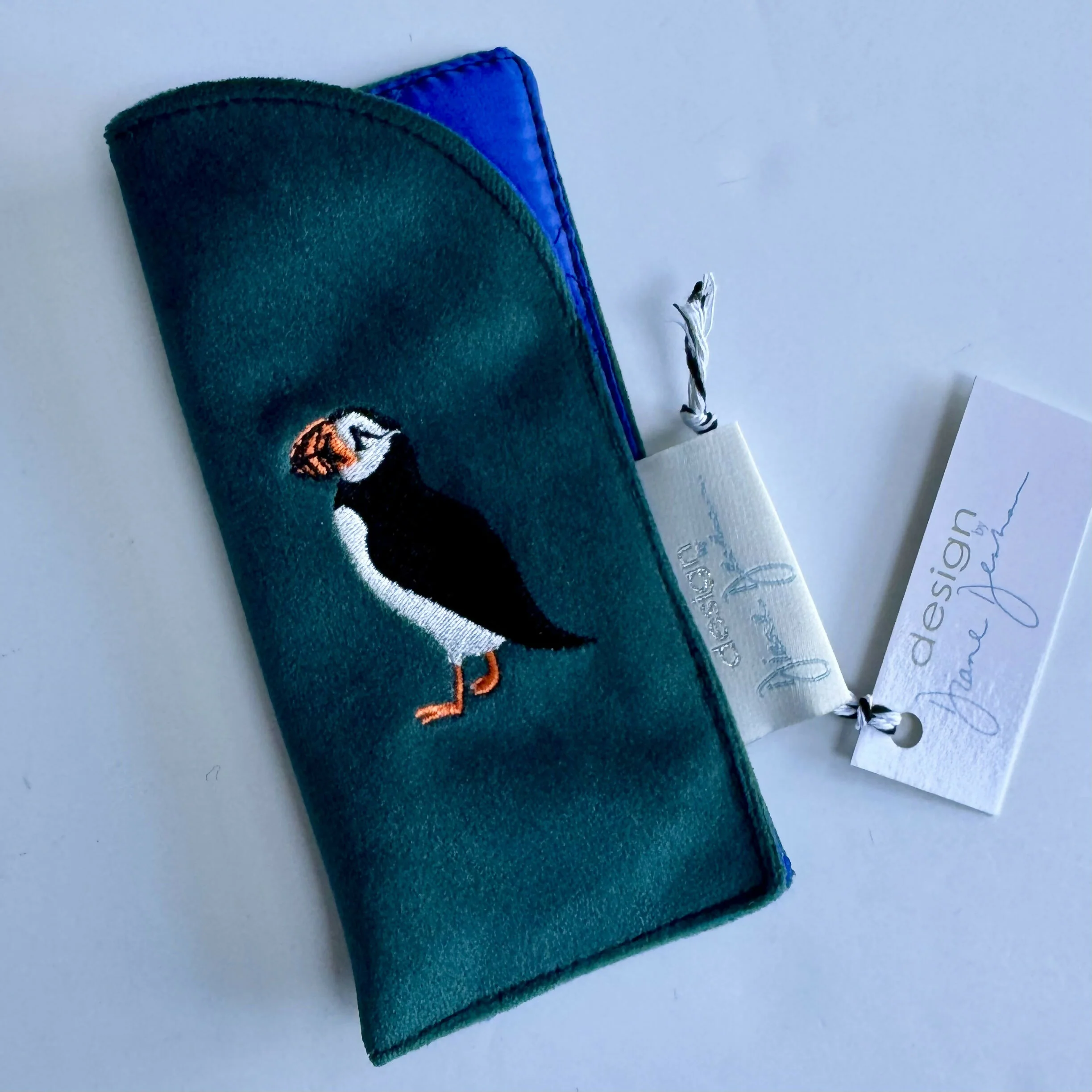 Original Design Embroidered Slip In Glasses Case - Image 6