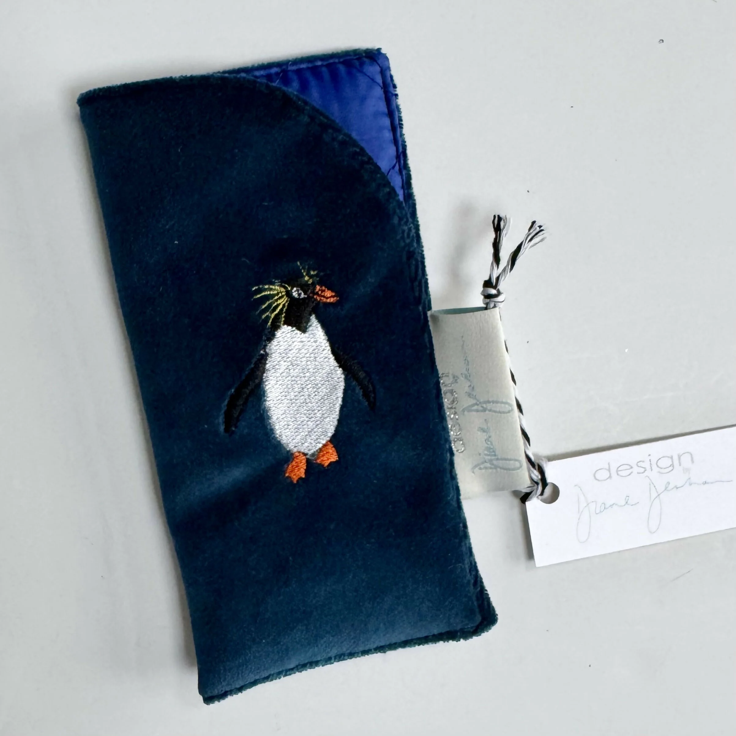 Original Design Embroidered Slip In Glasses Case - Image 8