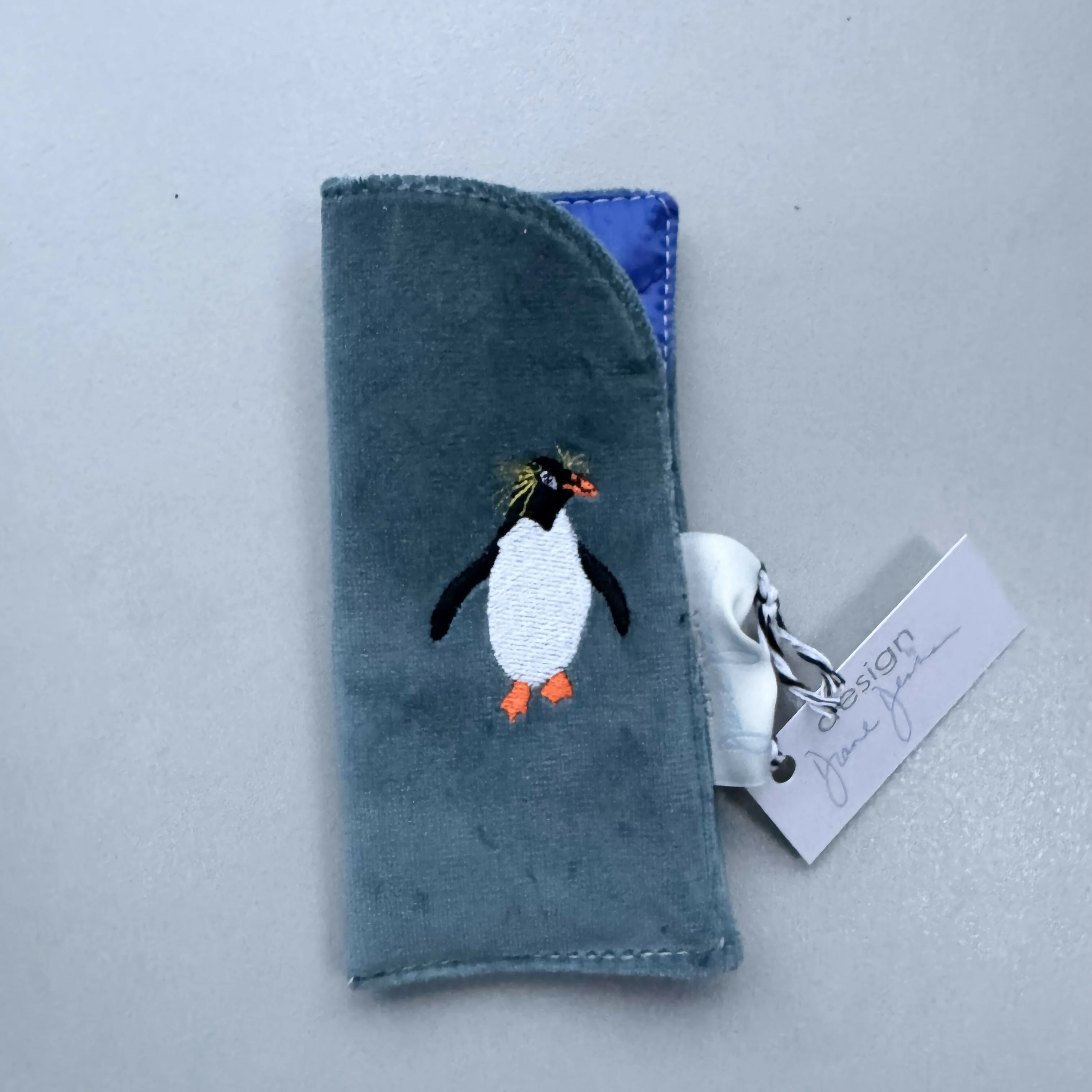 Original Design Embroidered Slip In Glasses Case - Image 9