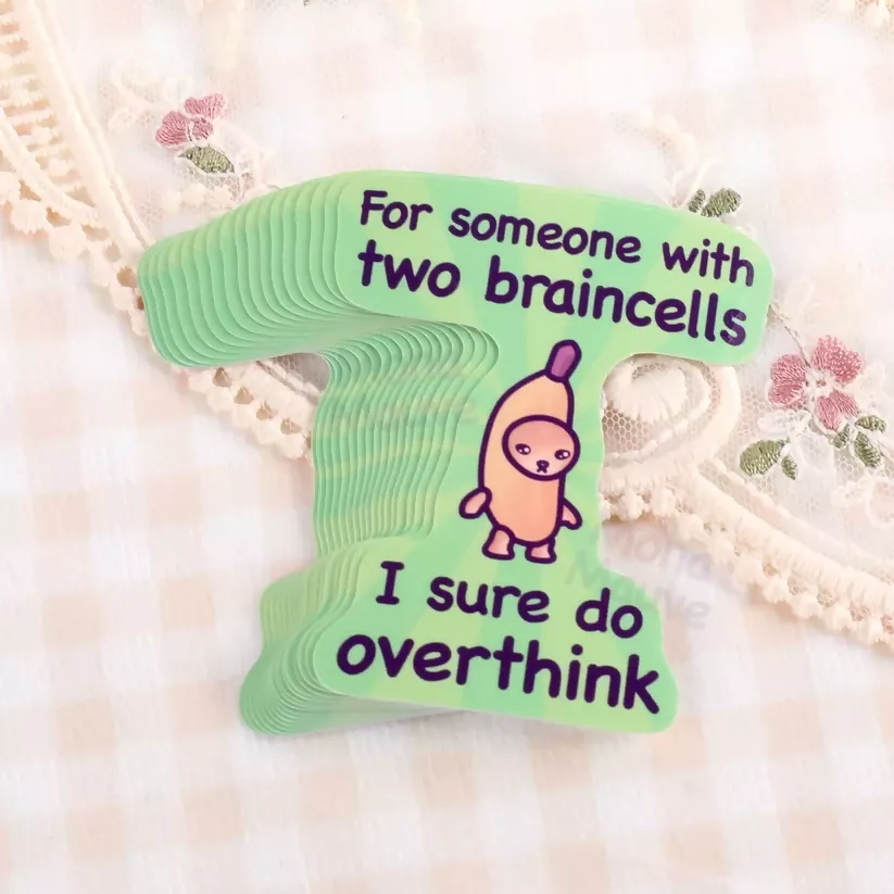 Overthinker Sticker