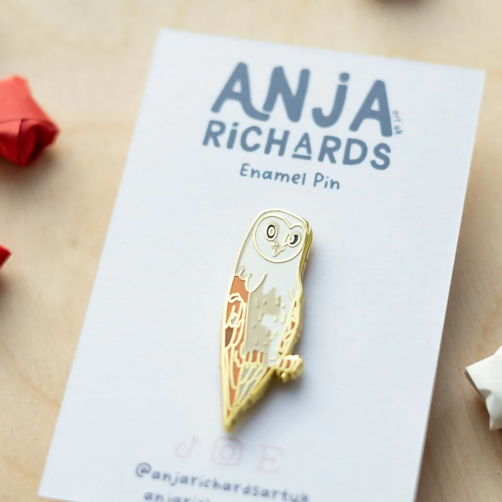 Owl Enamel Pin - Image 3