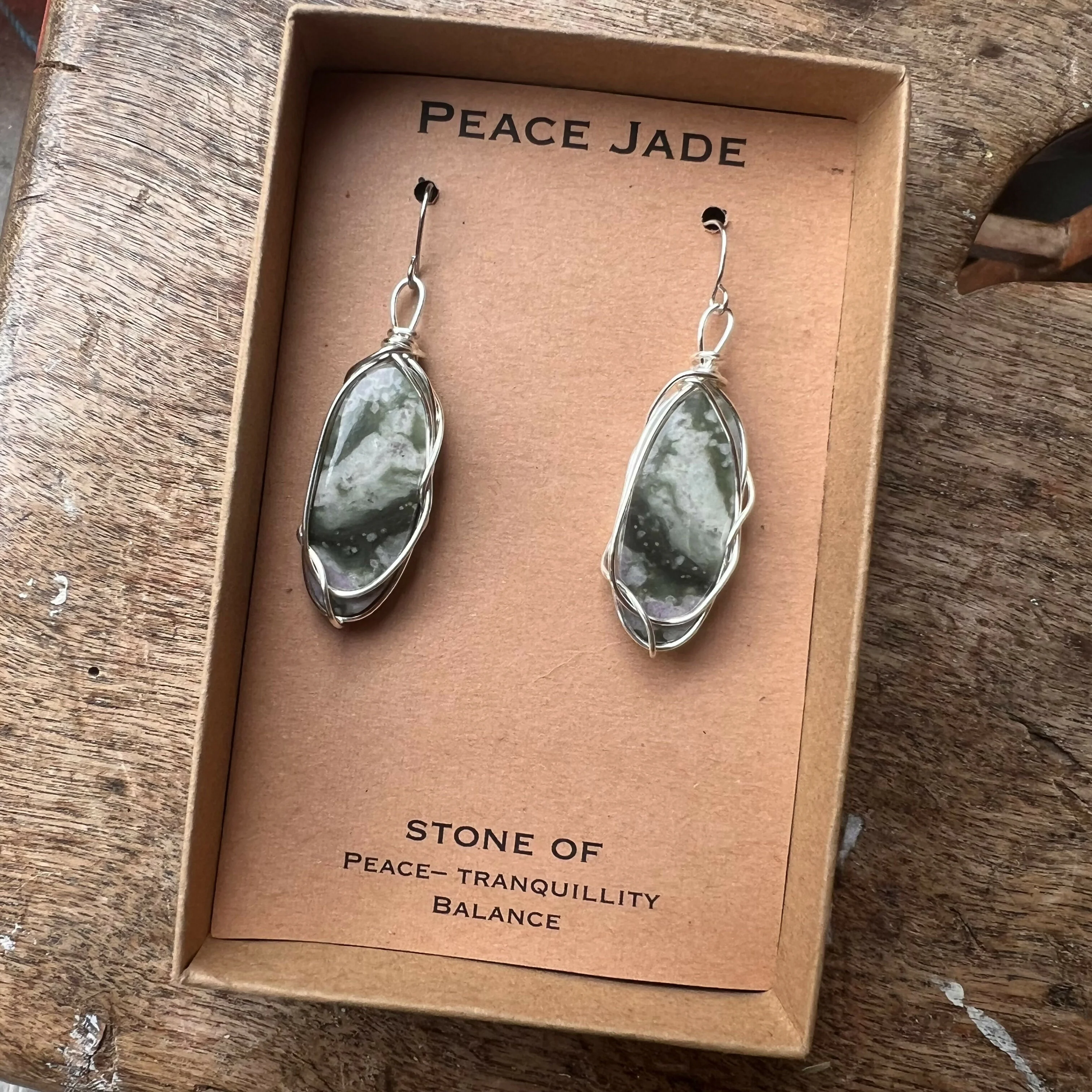 Peace Jade Earrings