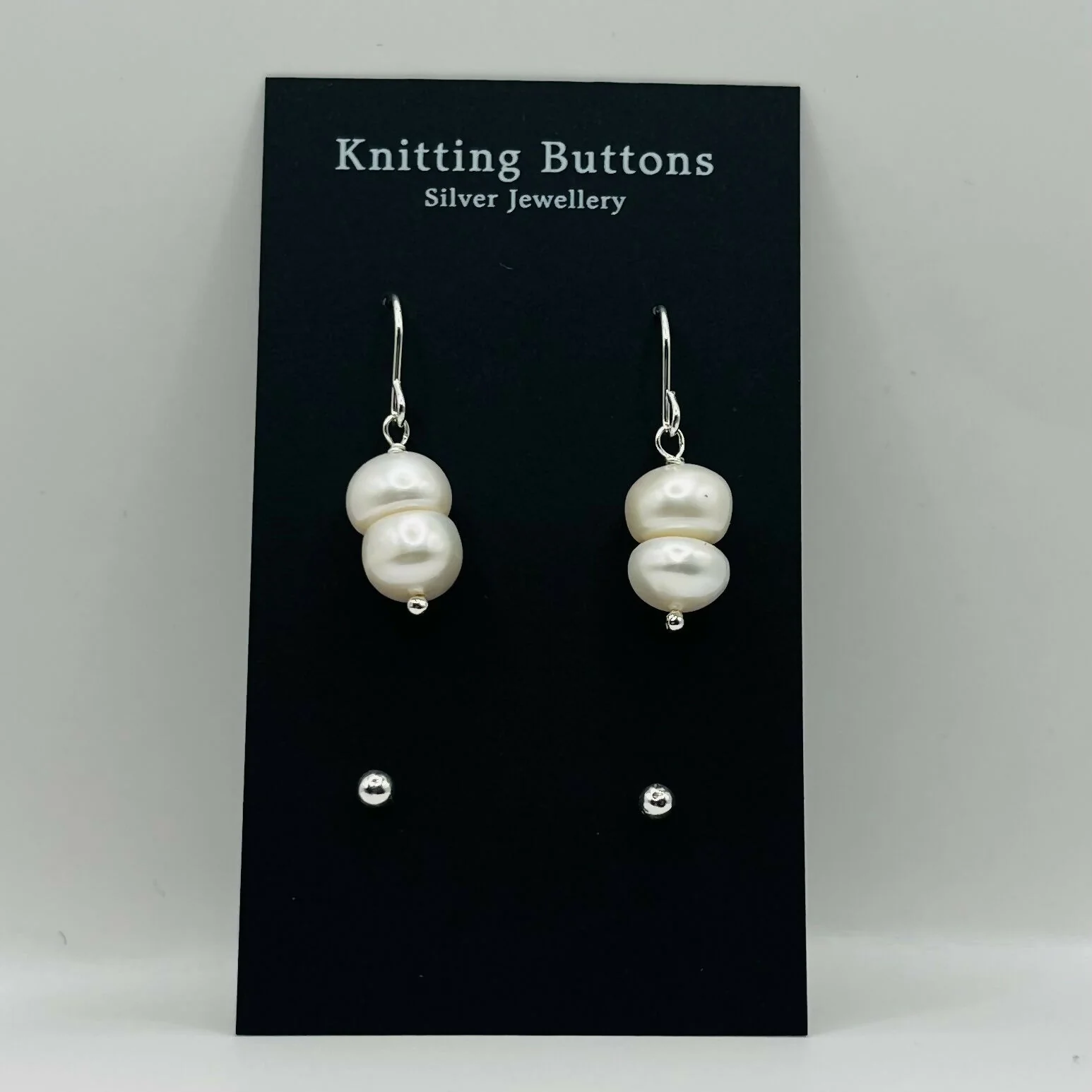 Pearl and Stud Earring Sets - Image 2