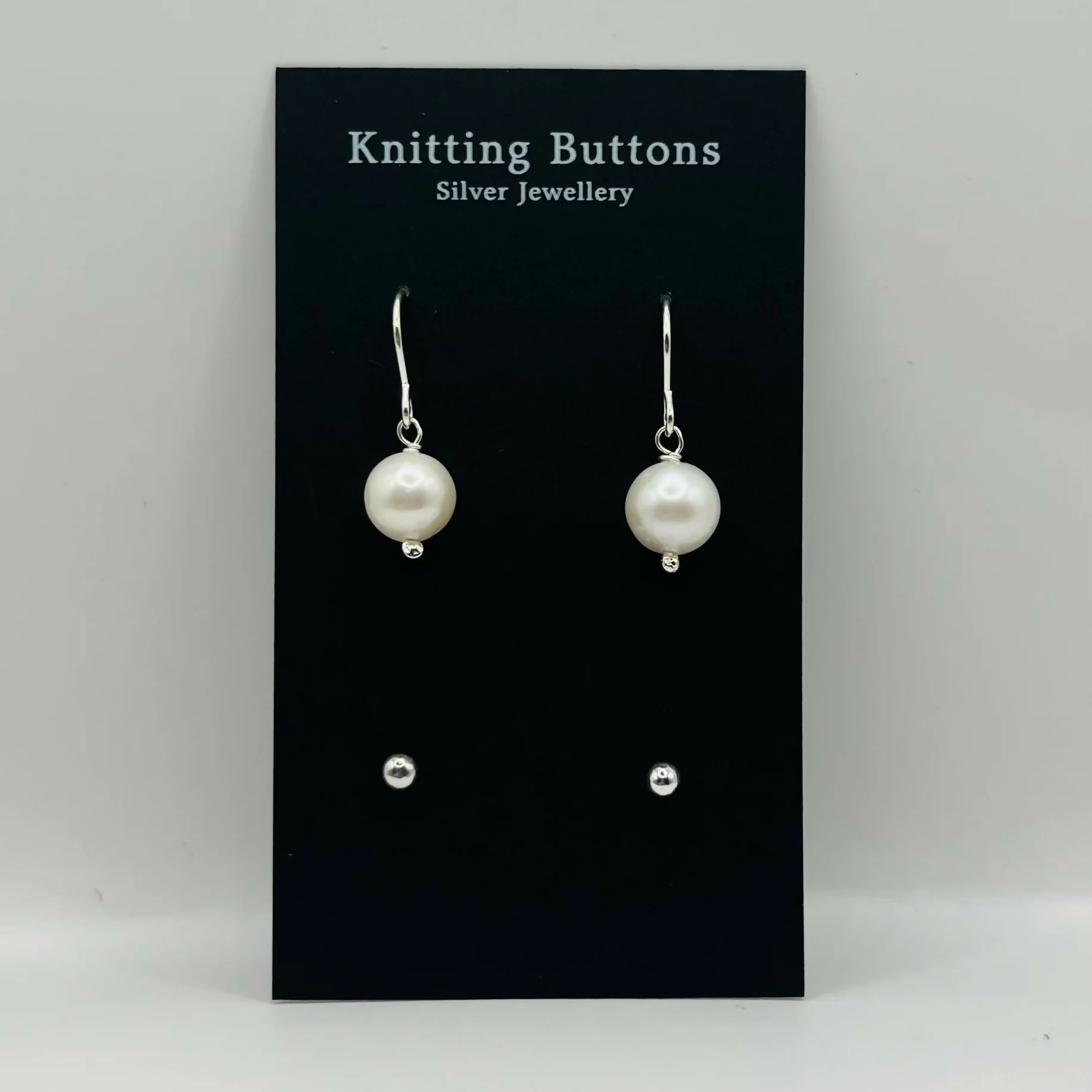 Pearl and Stud Earring Sets - Image 3