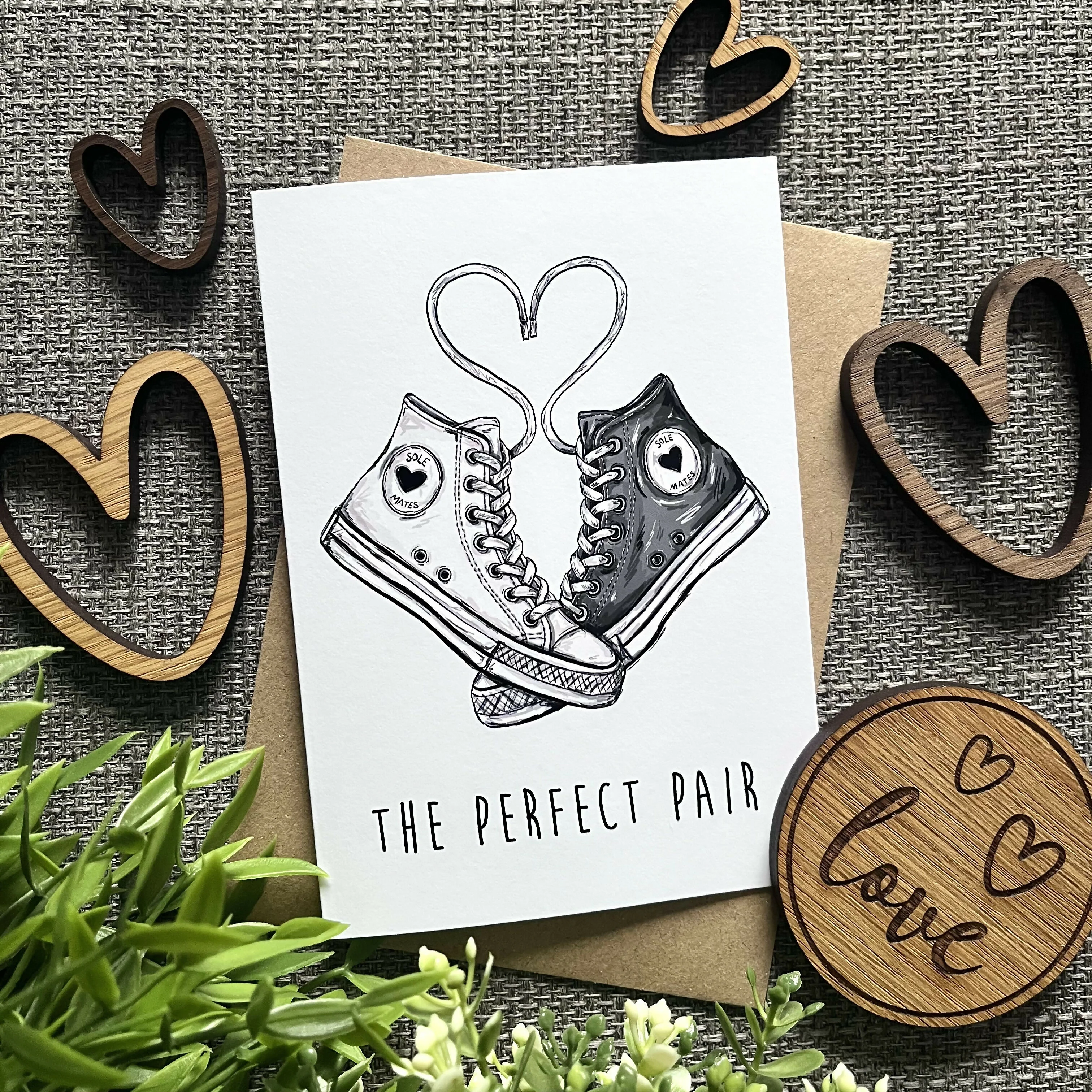 Perfect Pair Greetings Card