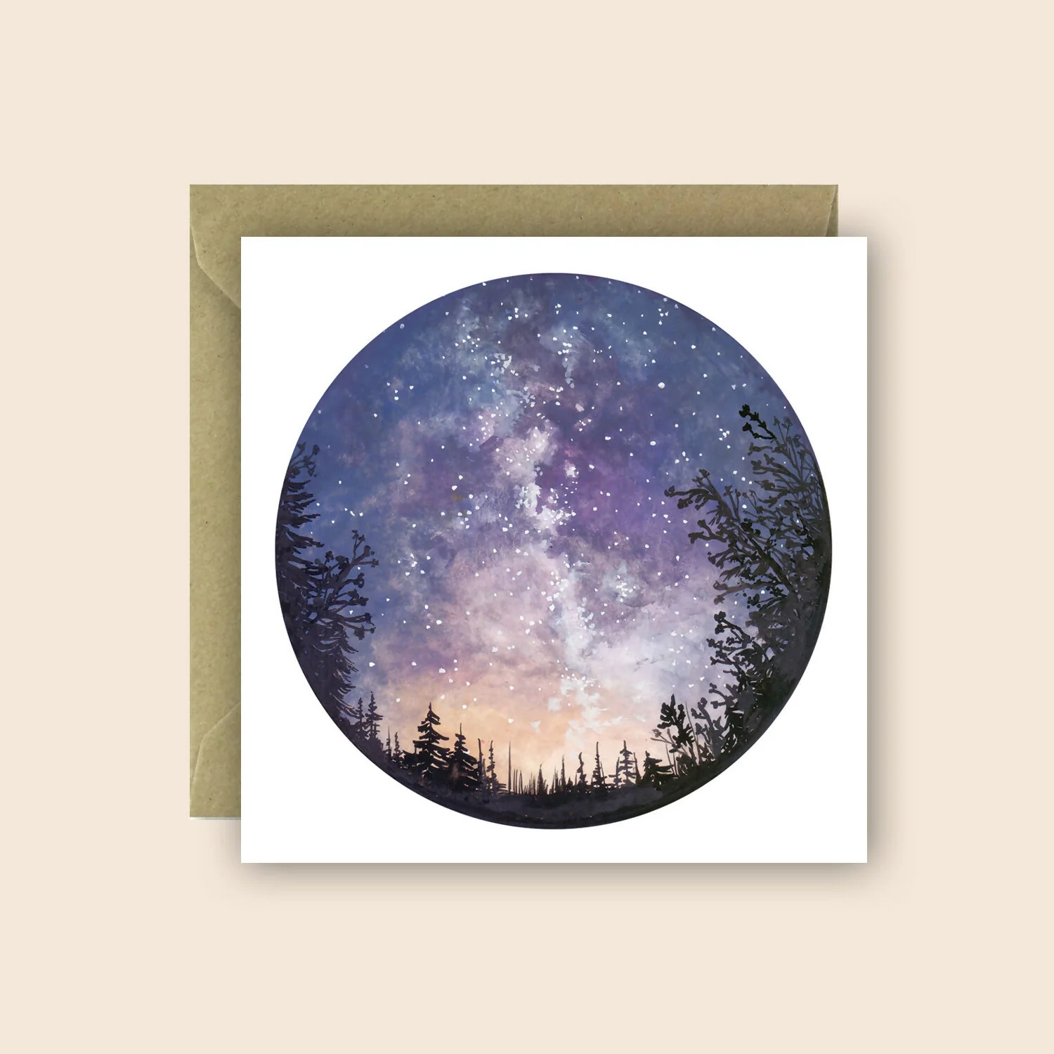Perseid Meteor Shower Card