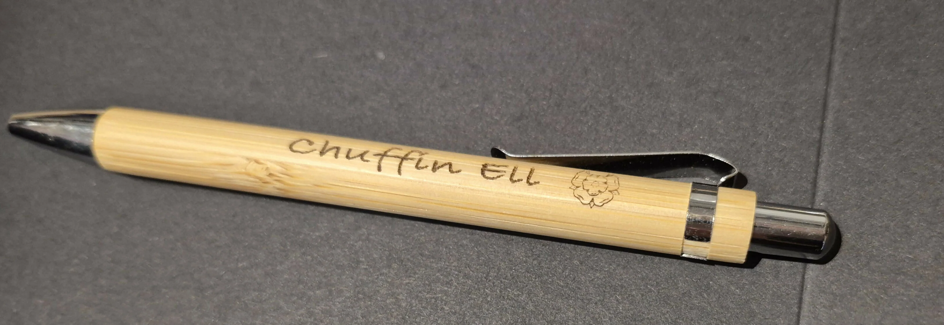 Personalised Engraved Bamboo Pens – Refillable Ballpoint - Image 5
