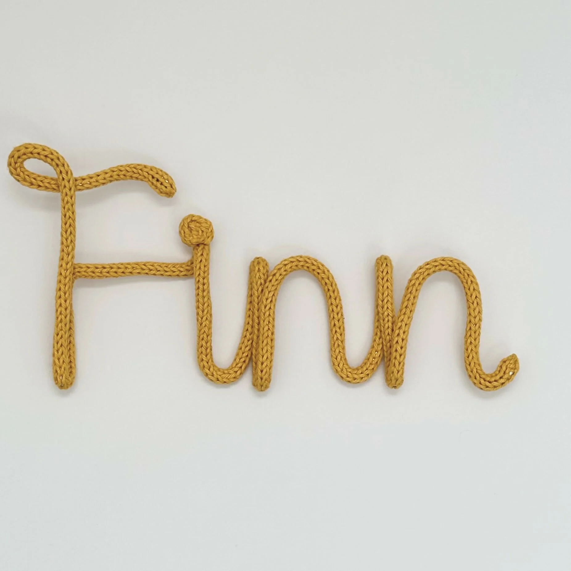 Personalised Knitted Wire Word - Image 3