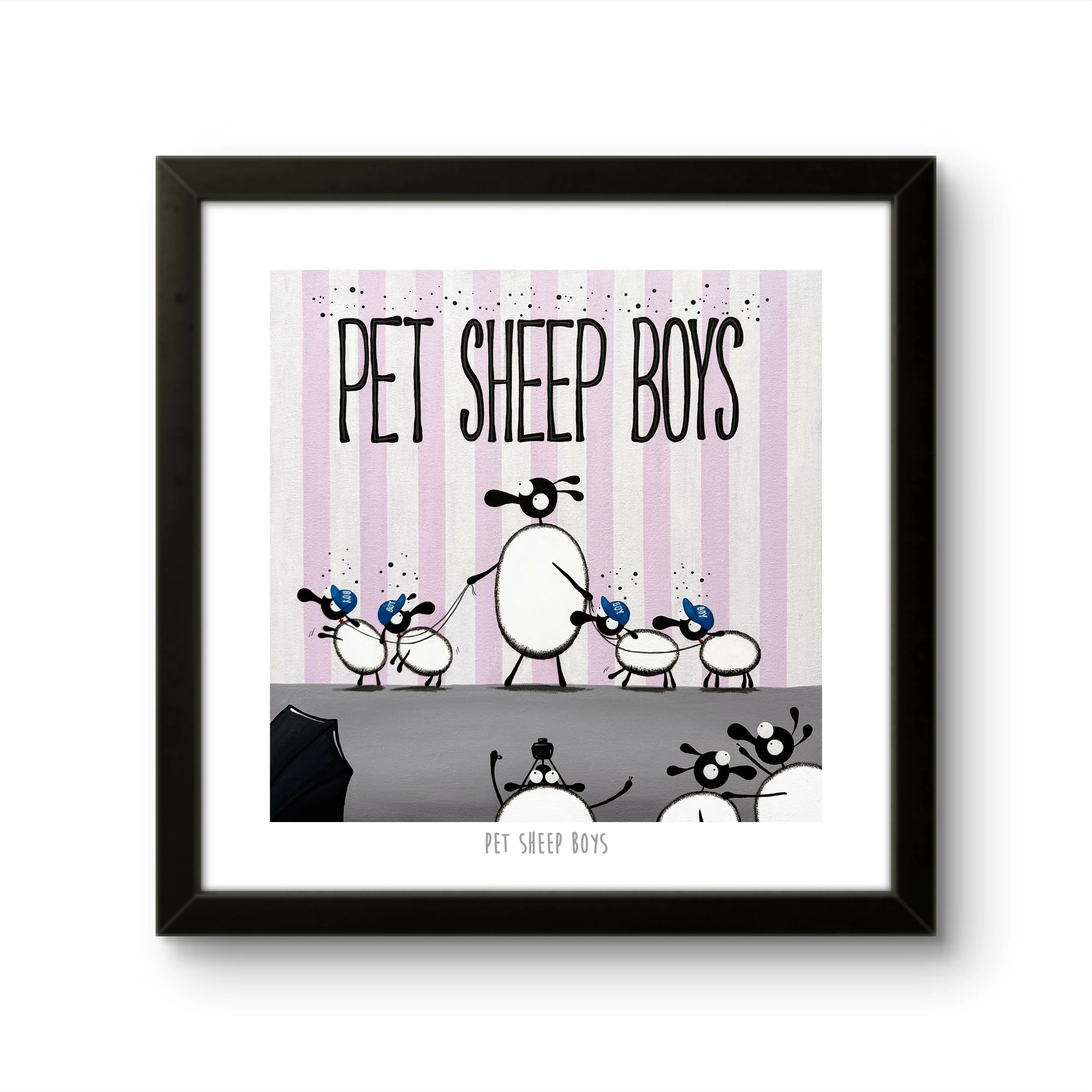 Pet Sheep Boys - 10” Print