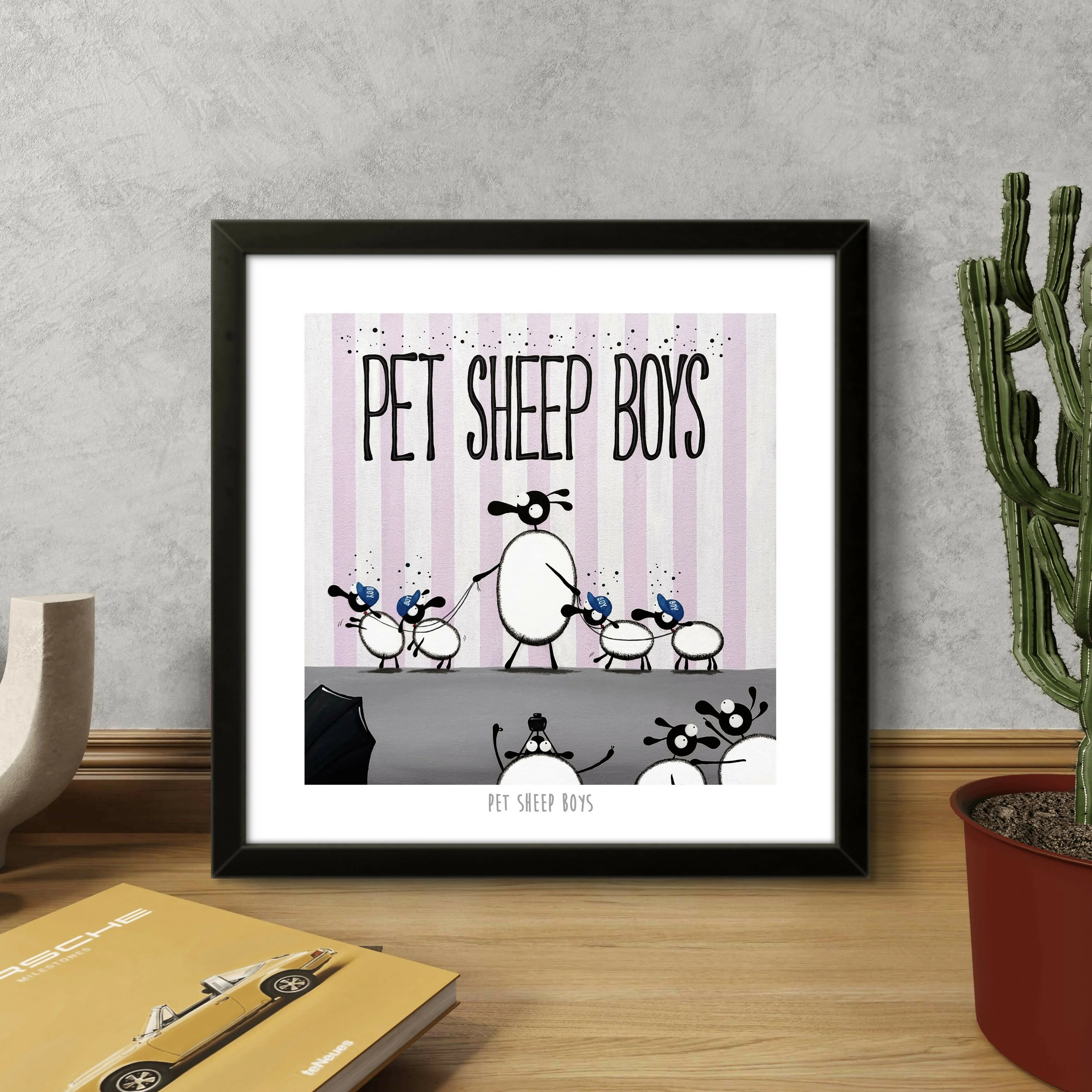 Pet Sheep Boys - 10” Print - Image 3