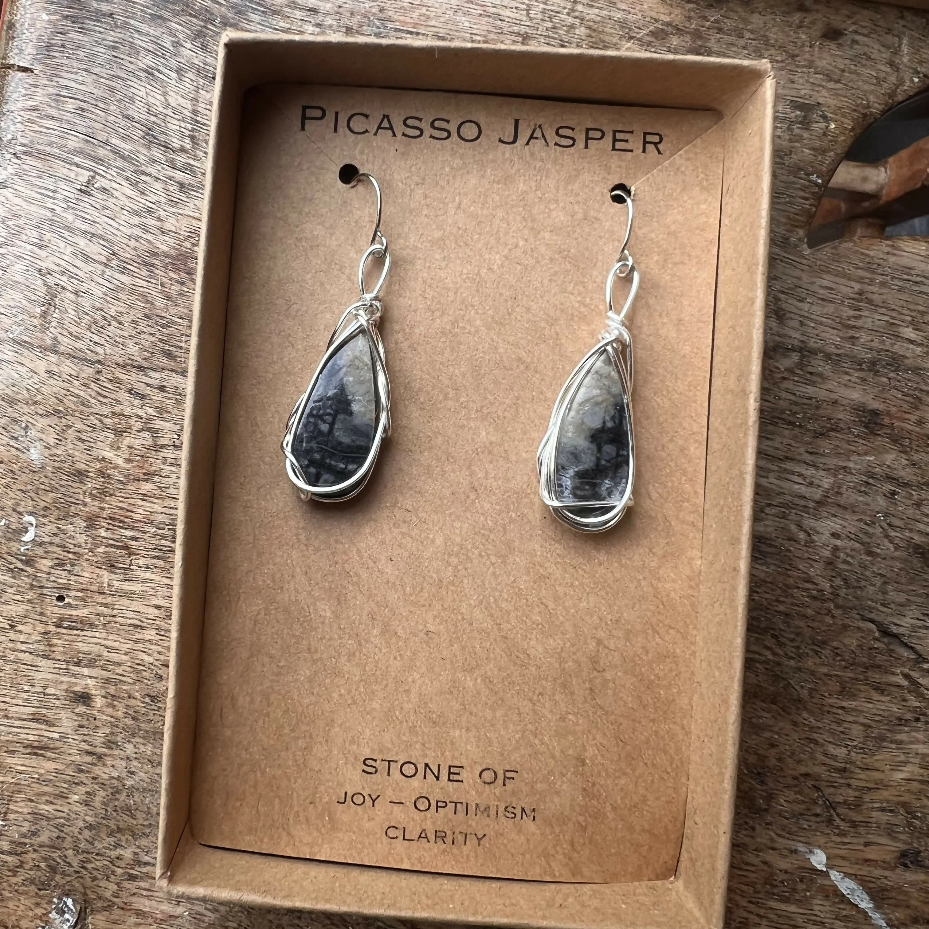 Picasso Jasper Earrings