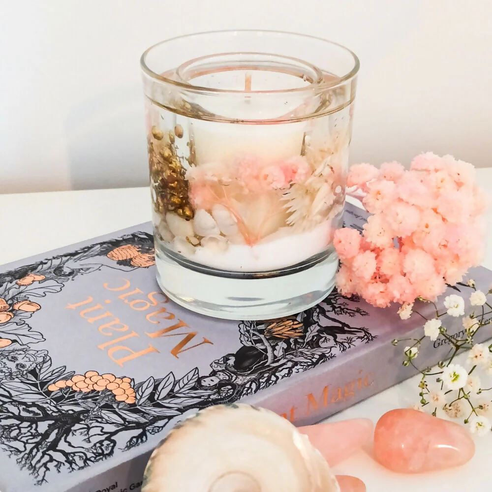 Pink Champagne Botanical Candle - Image 2
