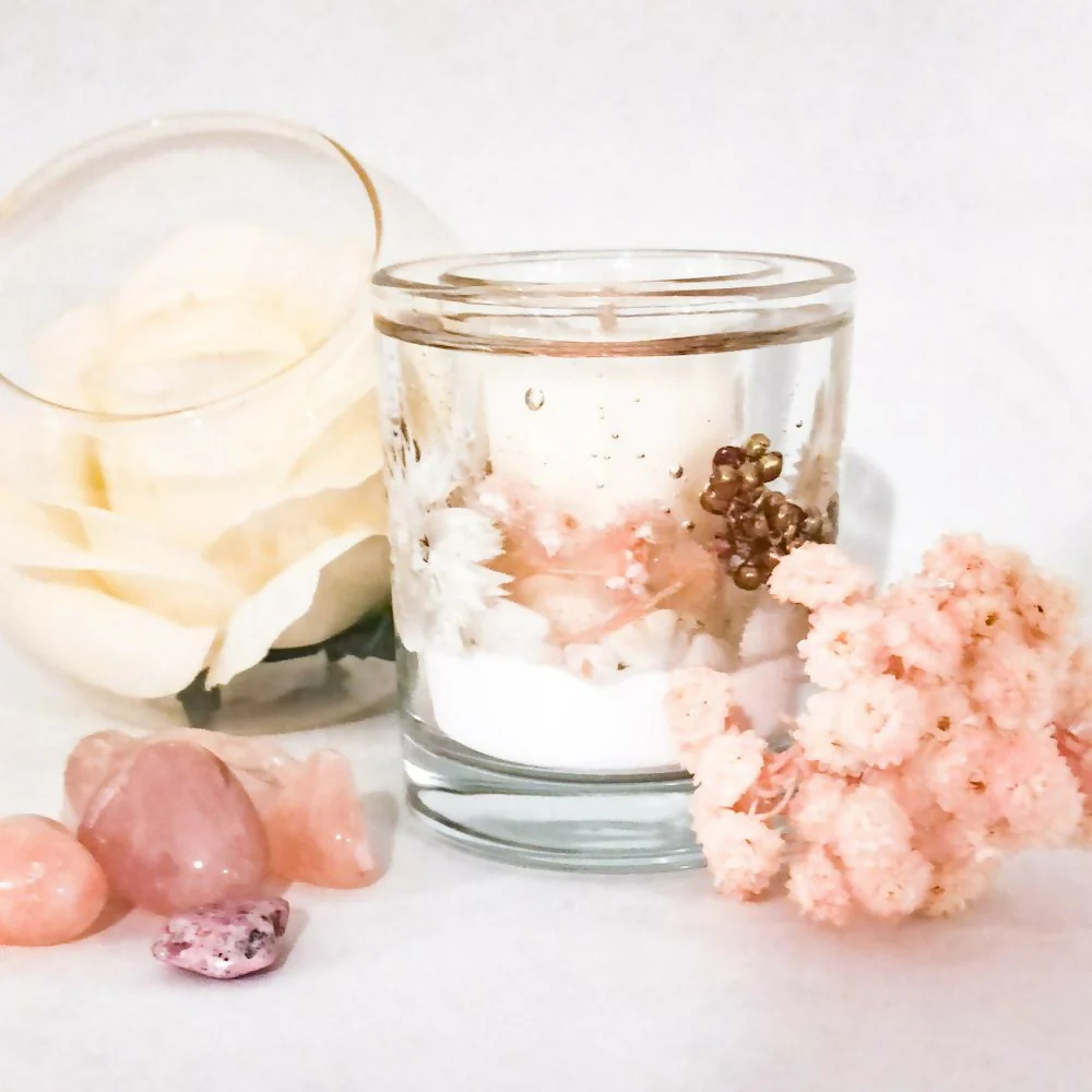 Pink Champagne Botanical Candle - Image 5
