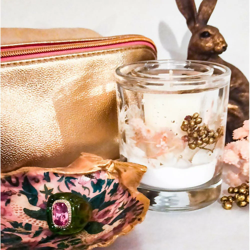 Pink Champagne Botanical Candle - Image 6