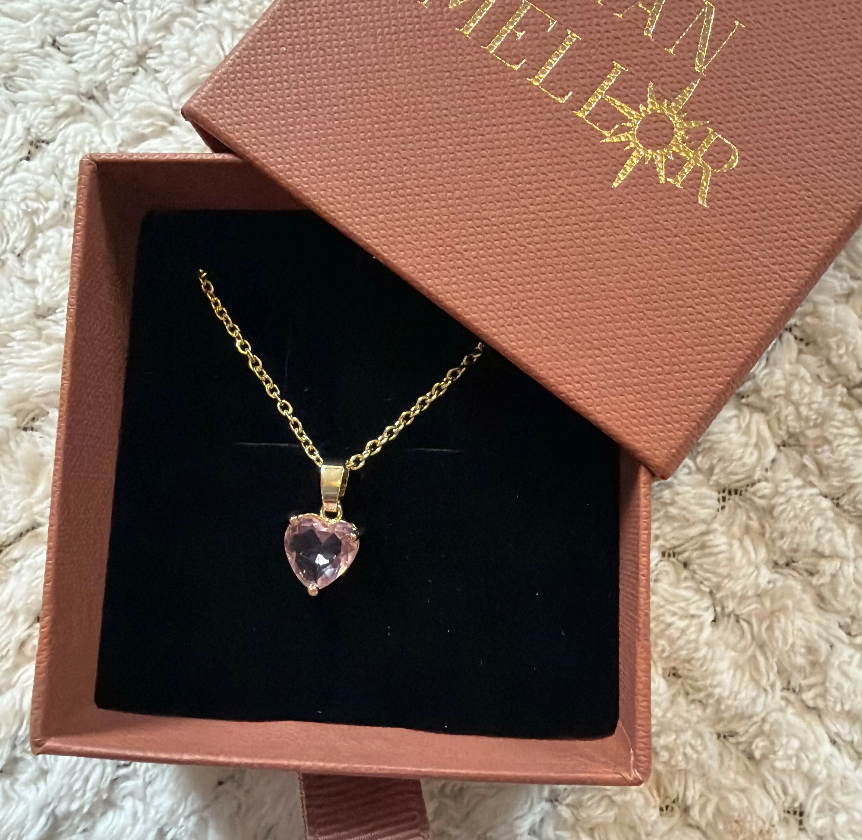 Pink Heart Necklace