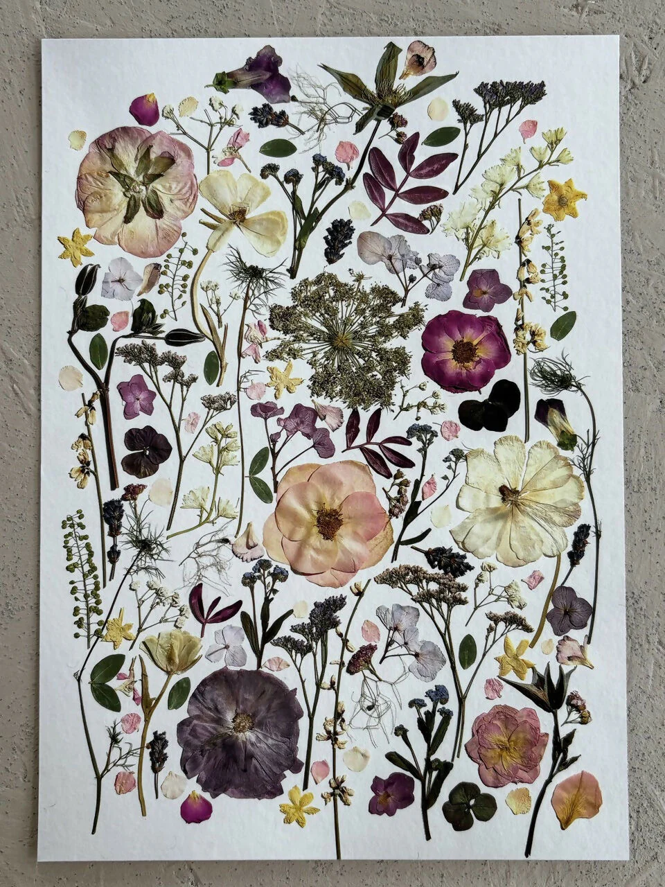 Pink & Purple Giclee Print A5 - Image 2