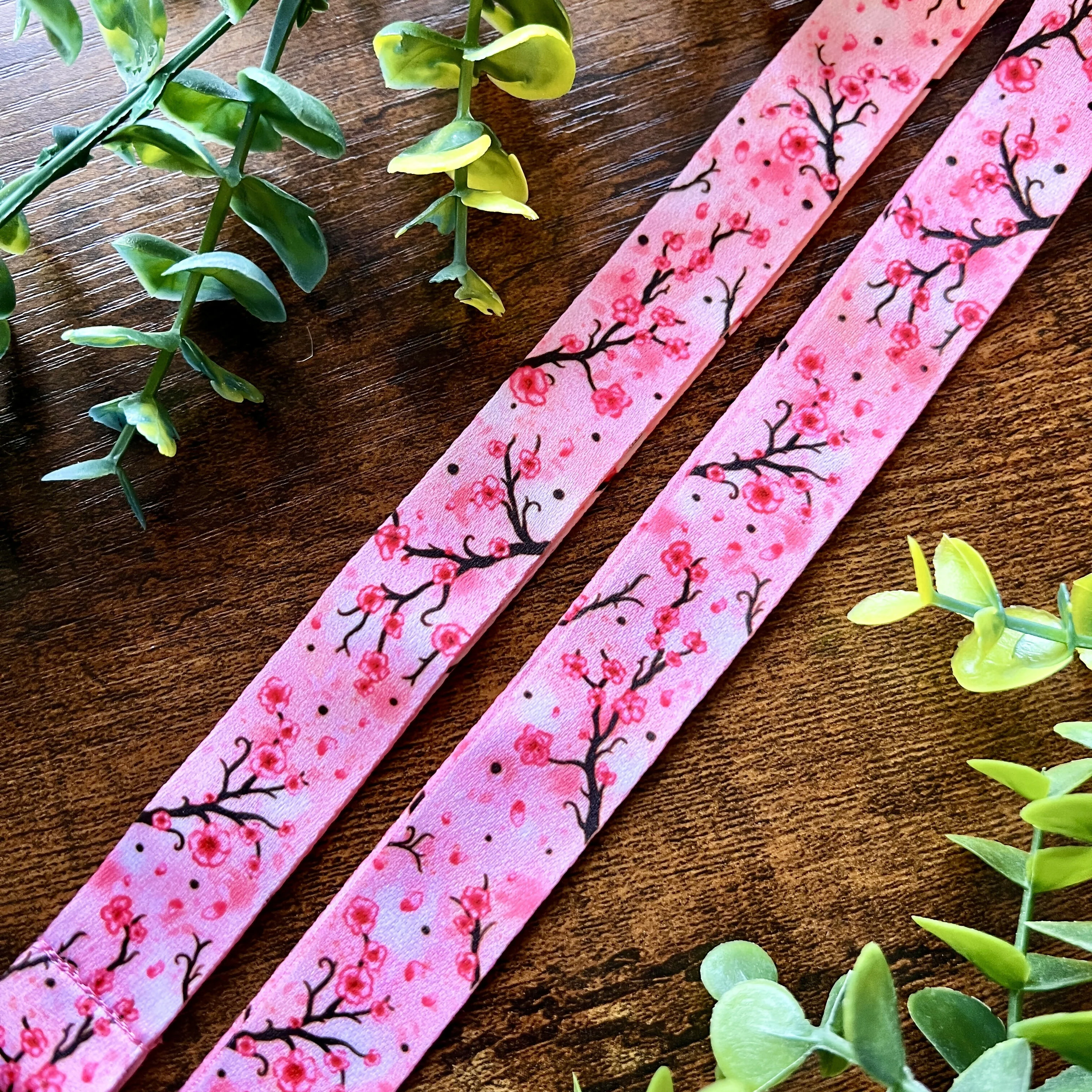 Pink Sakura Lanyard - Image 3