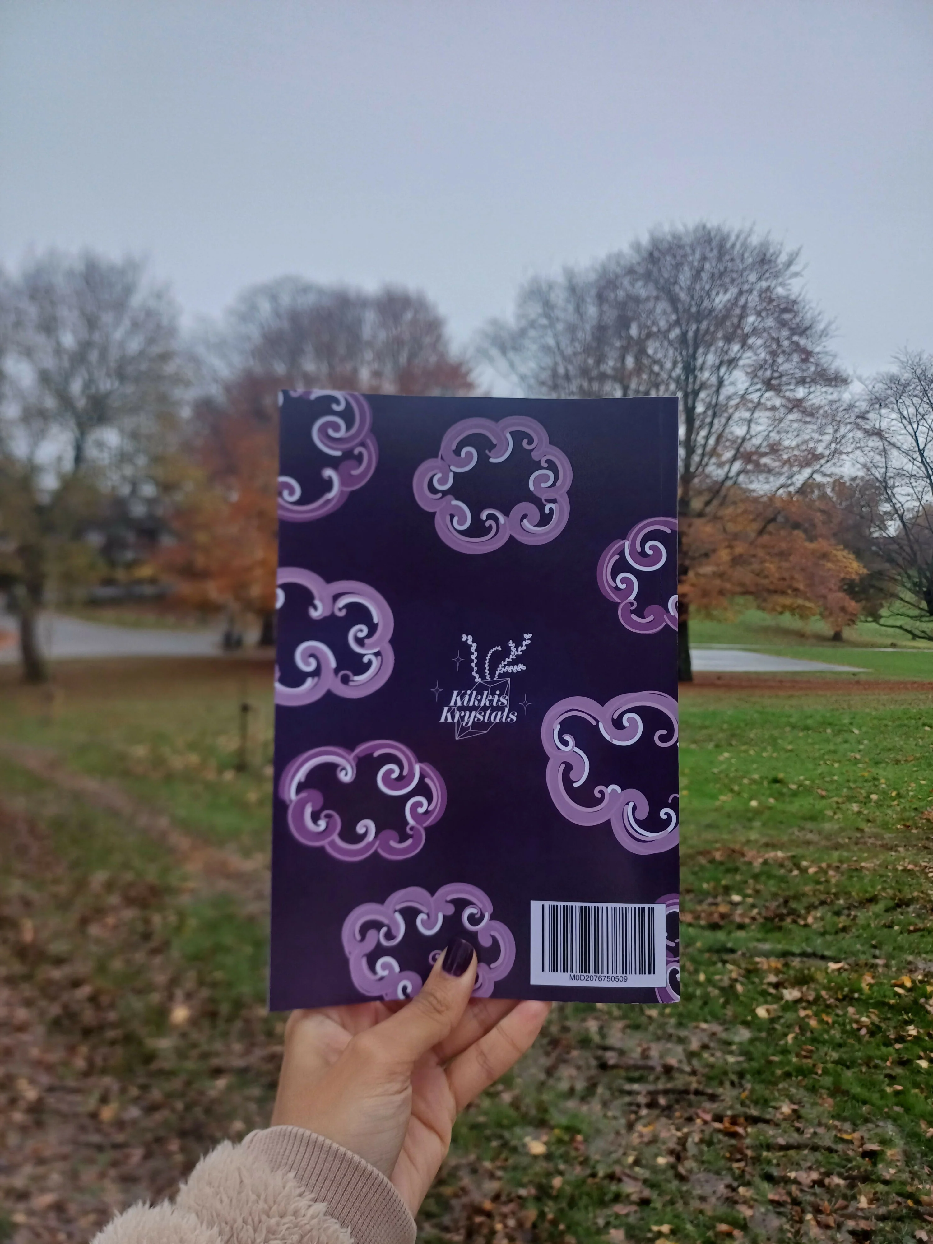 Planets and clouds notebook | purple journal | 108 lined pages | 6 x 9 inches - Image 6