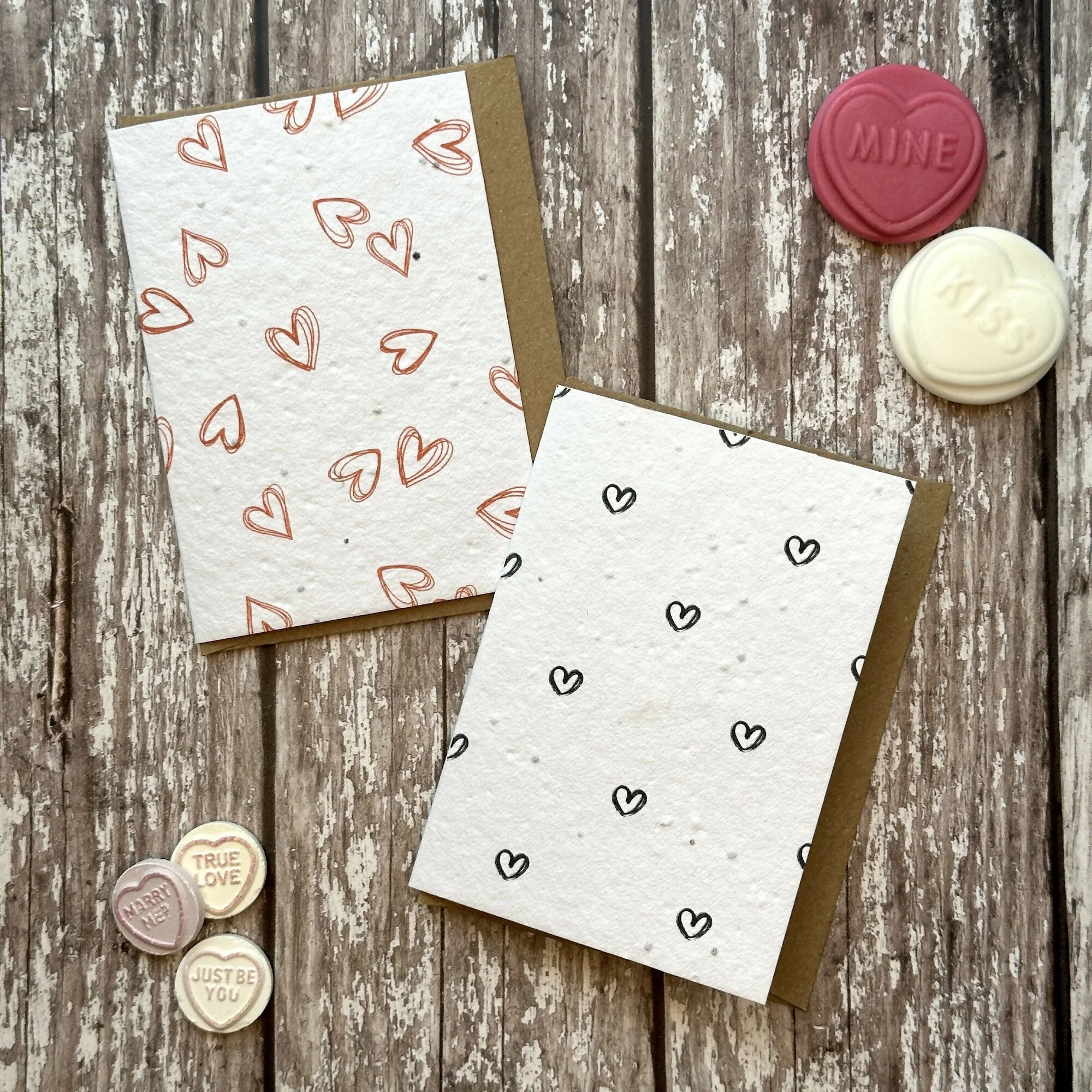 Plantable Valentine's Wildflower Seed Card Set (4 A7 Cards) - Image 3