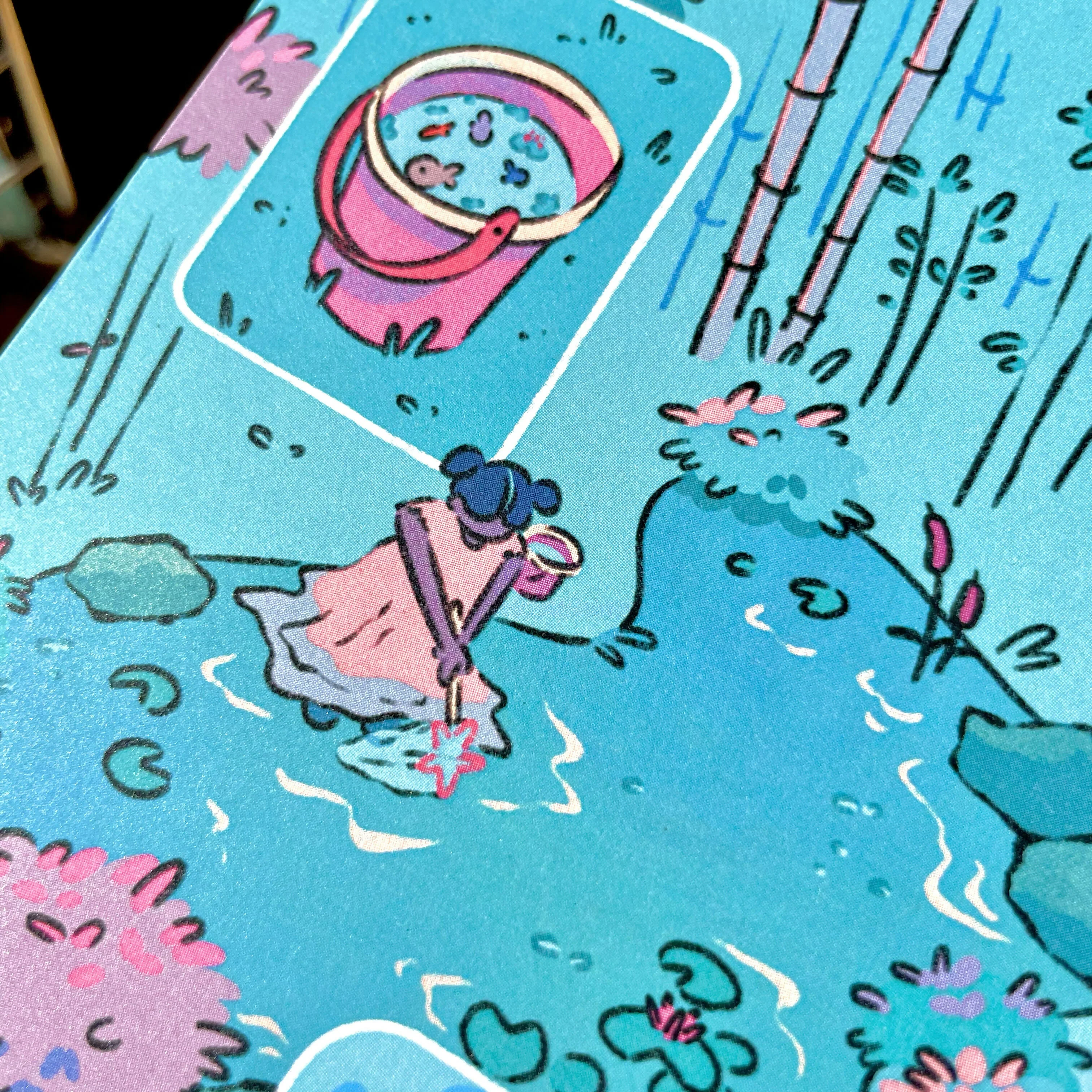 Pond Dipping A6 Print - Image 2