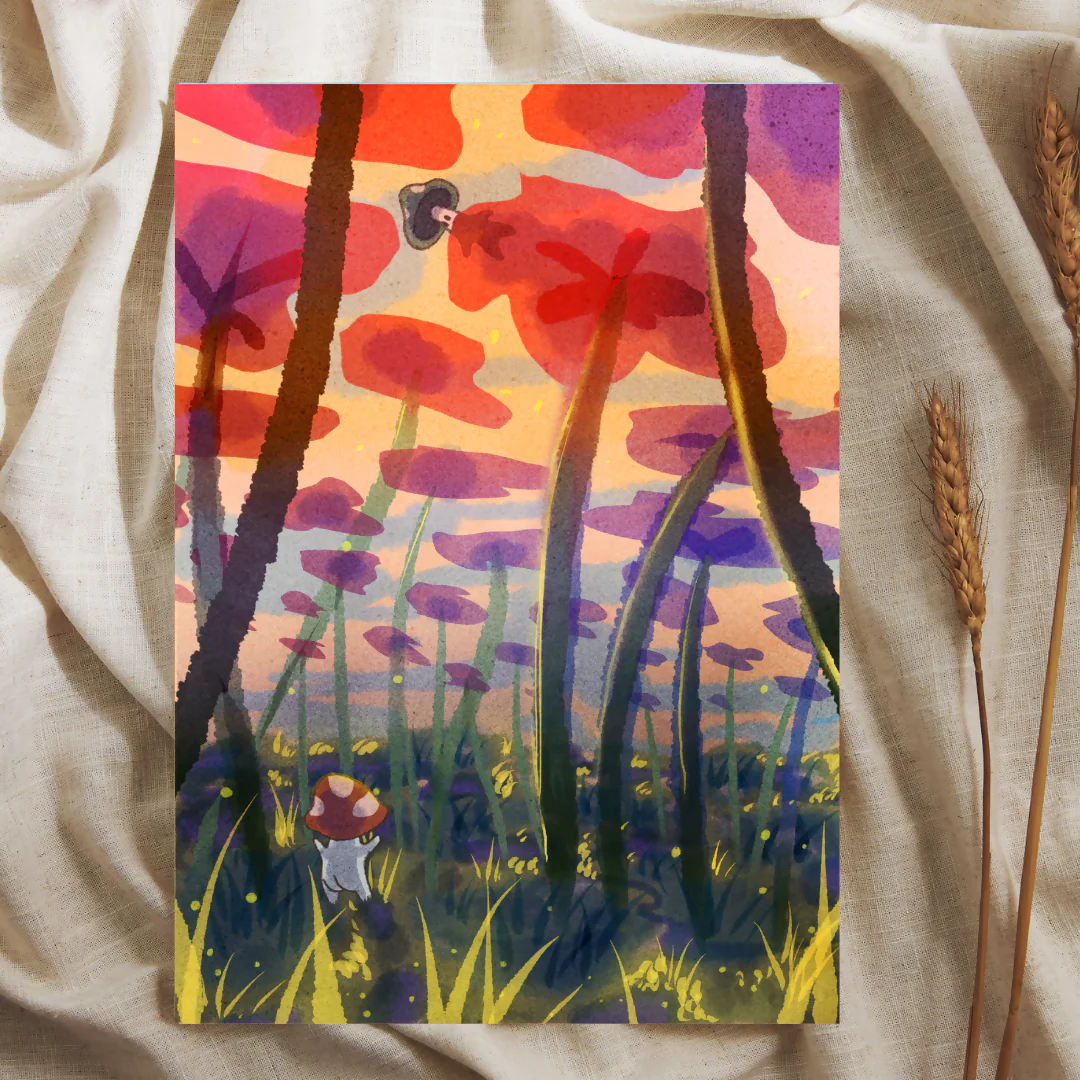 Poppy A6 Print
