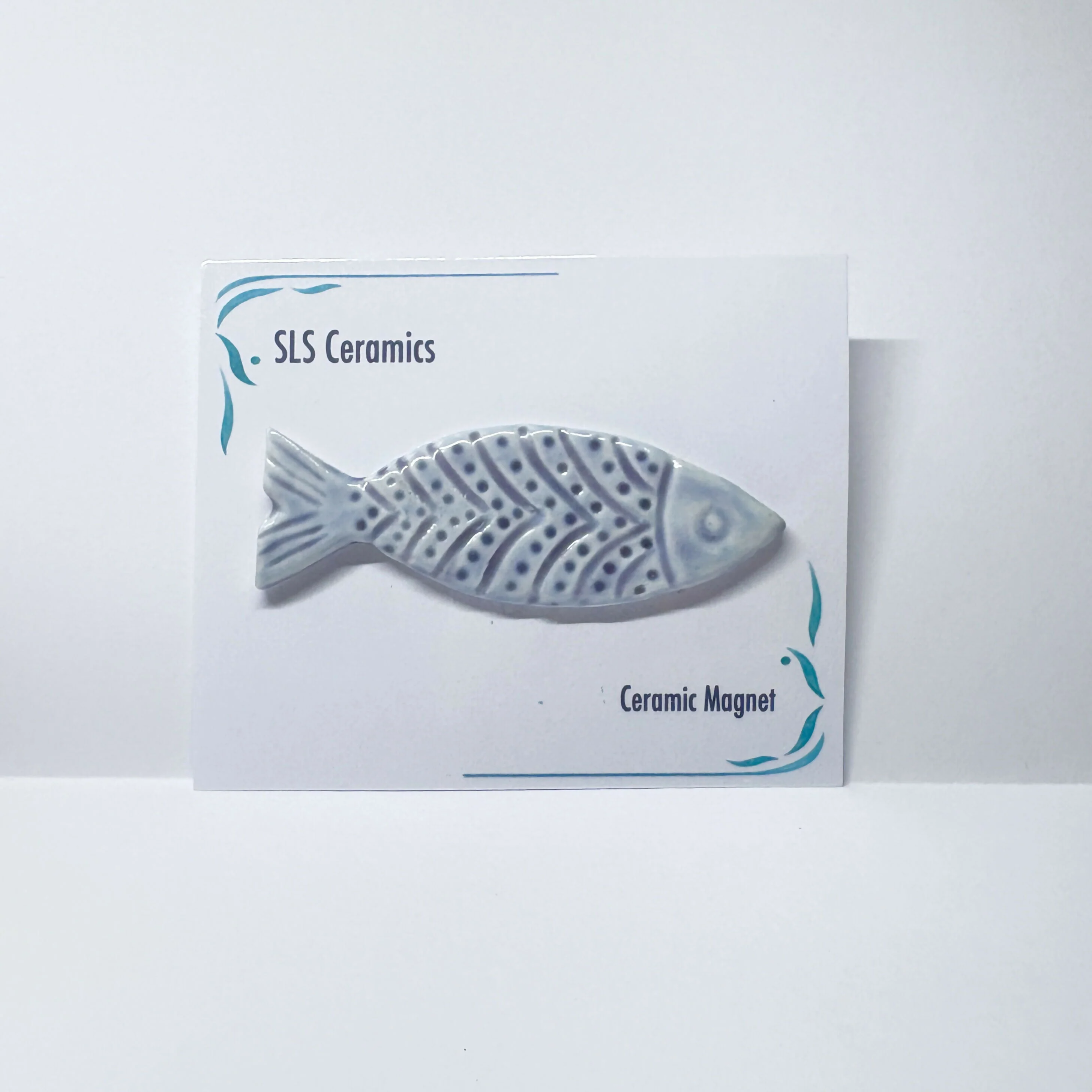 Porcelain Fish Fridge Magnet