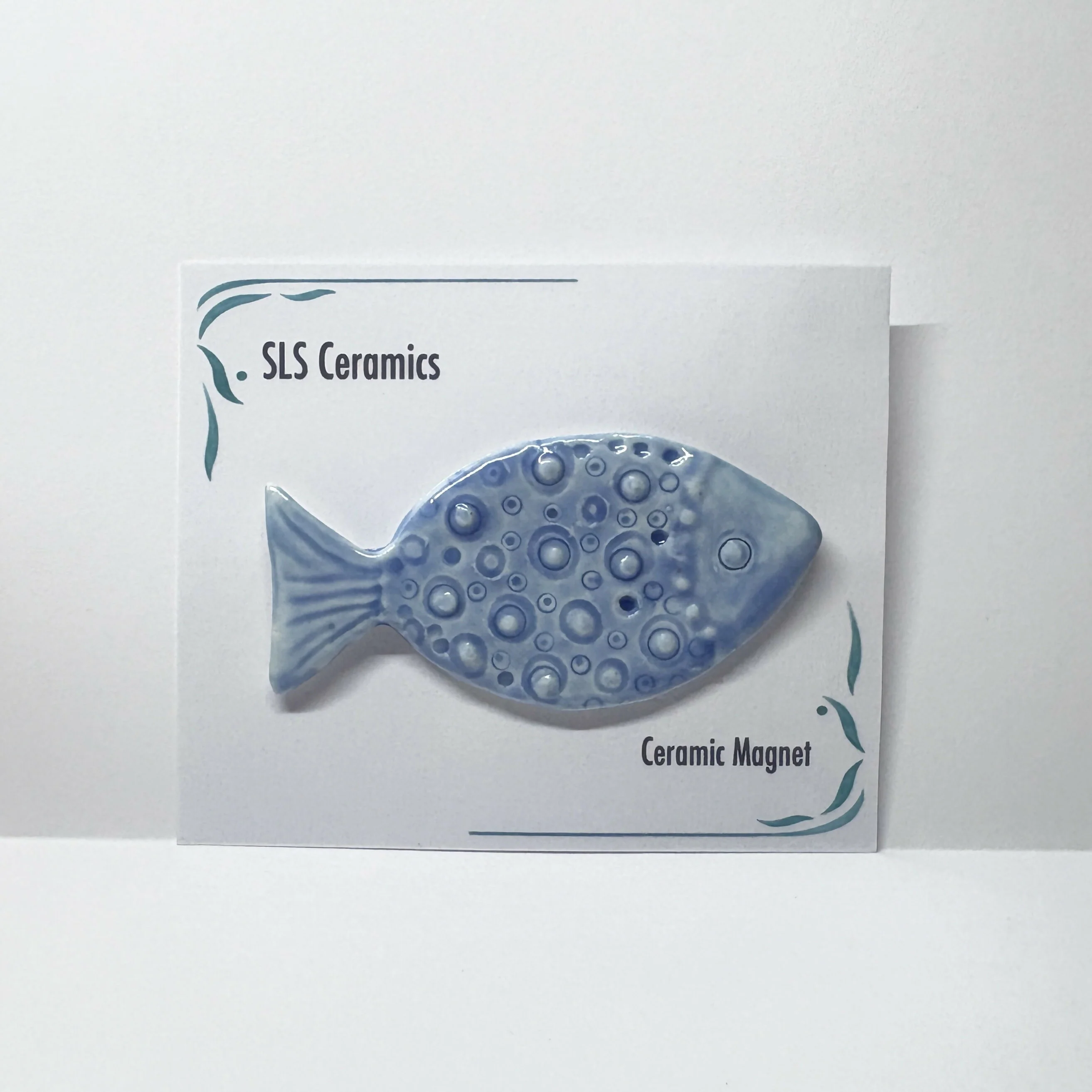 Porcelain Fish Fridge Magnet - Image 2