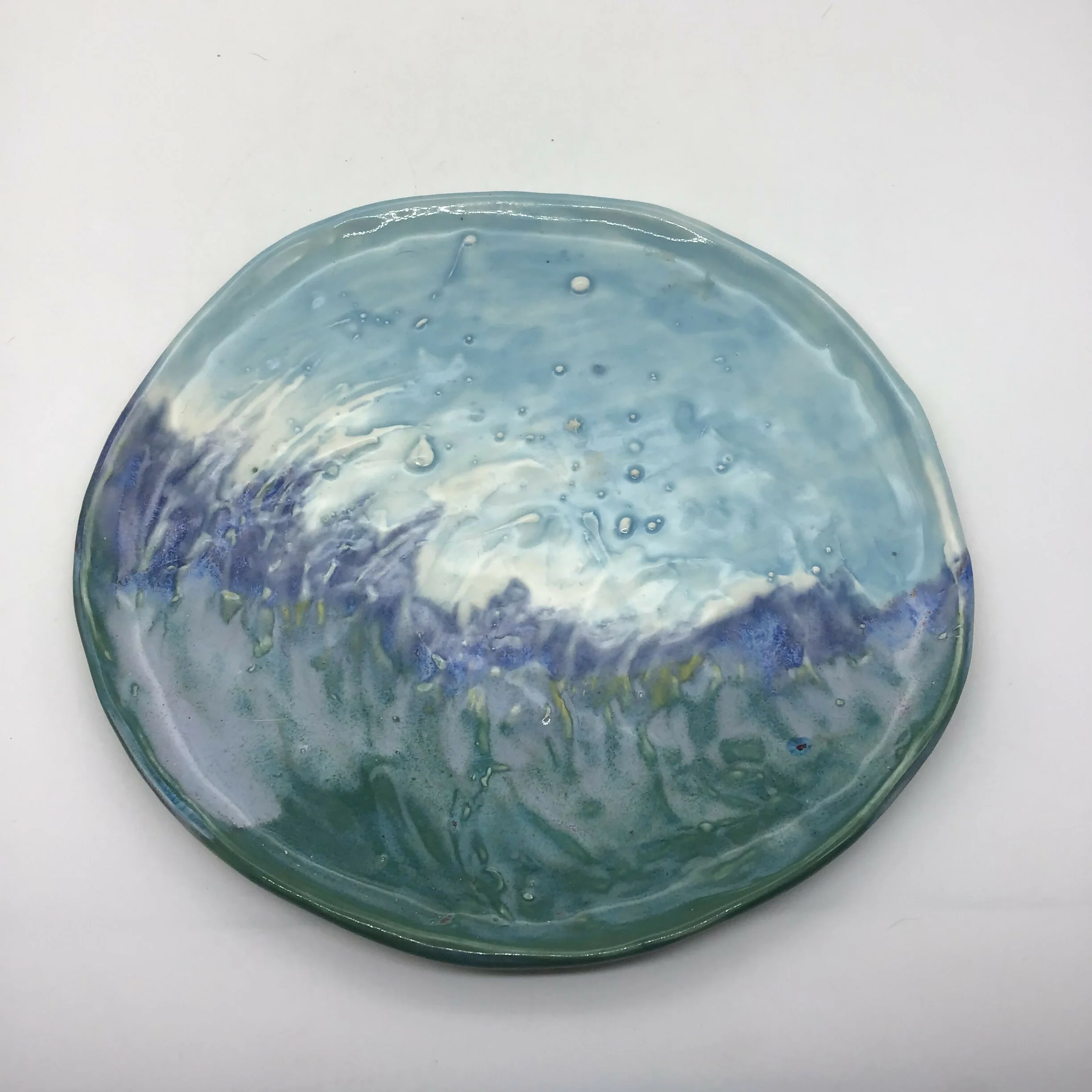 Porcelain Wave Plate