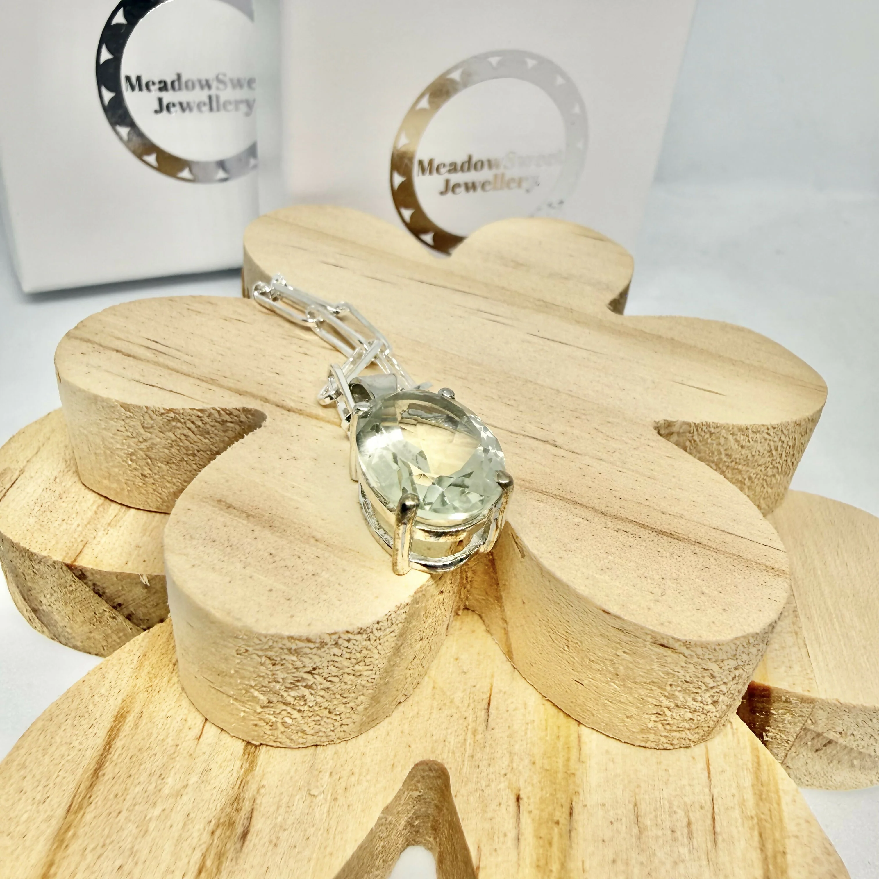 PRASIOLITE NECKLACE