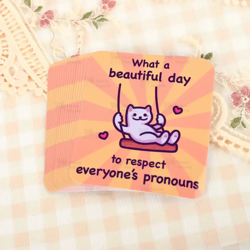Pronouns Sticker
