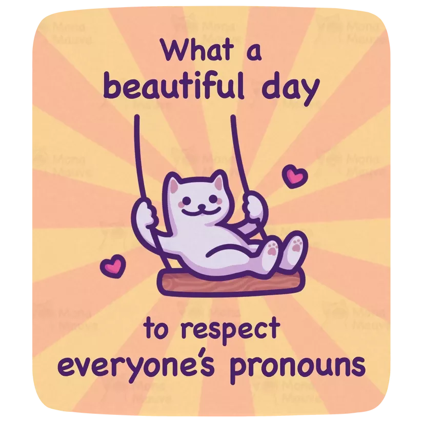 Pronouns Sticker - Image 2