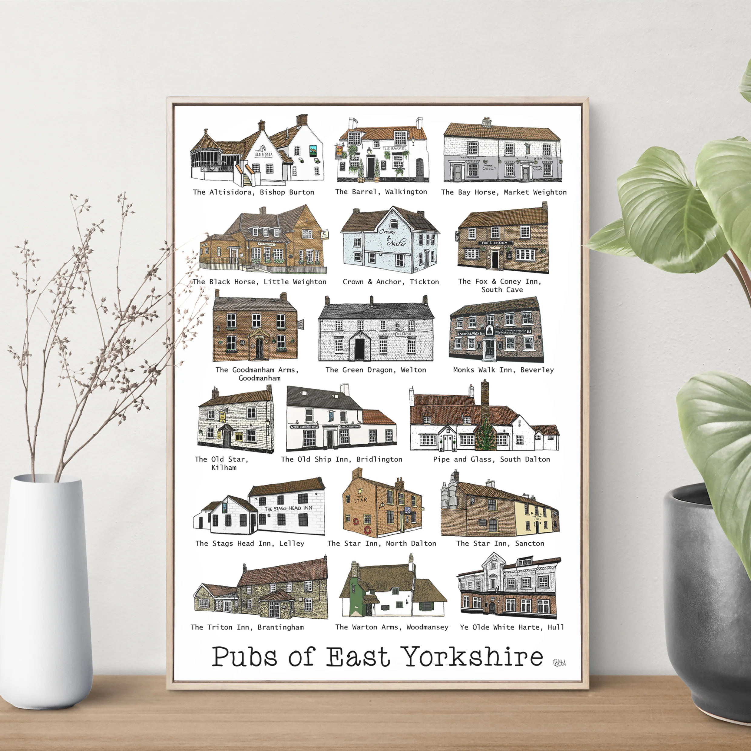 Pubs of East Yorkshire Print