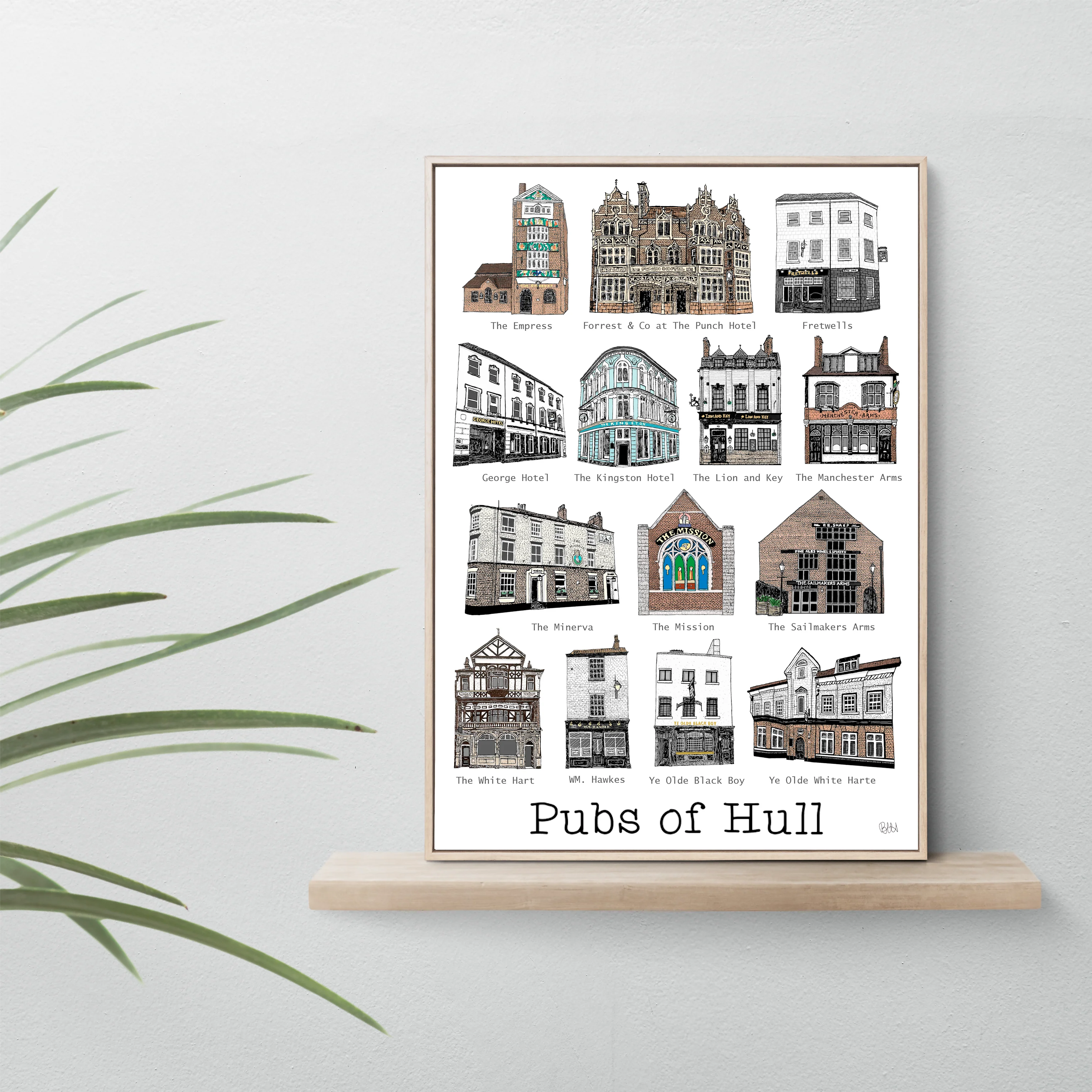 'Pubs of Hull' Print - Image 4