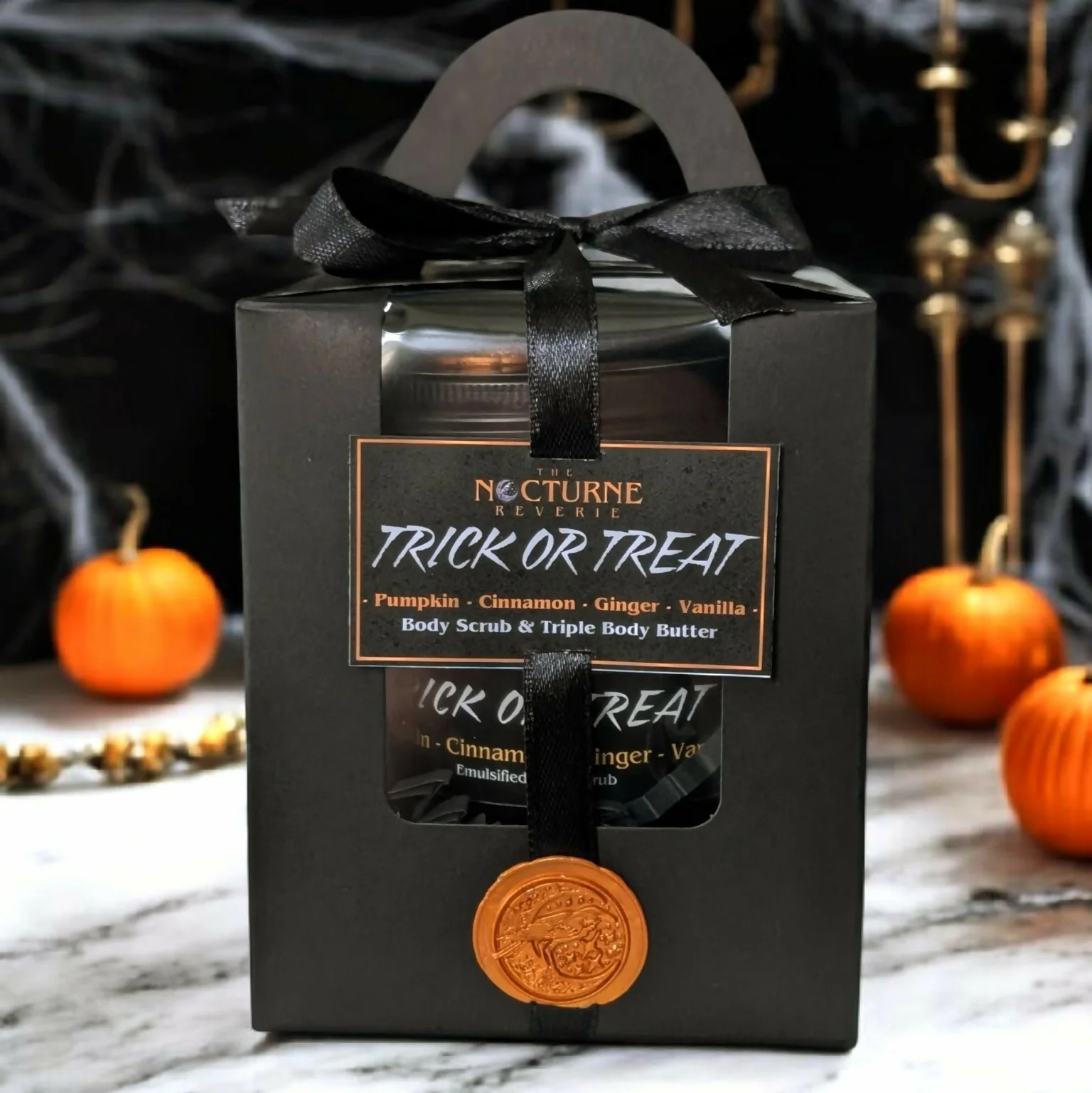 Pumpkin, Cinnamon, Ginger & Vanilla Gift Set - Body Scrub and Body Butter