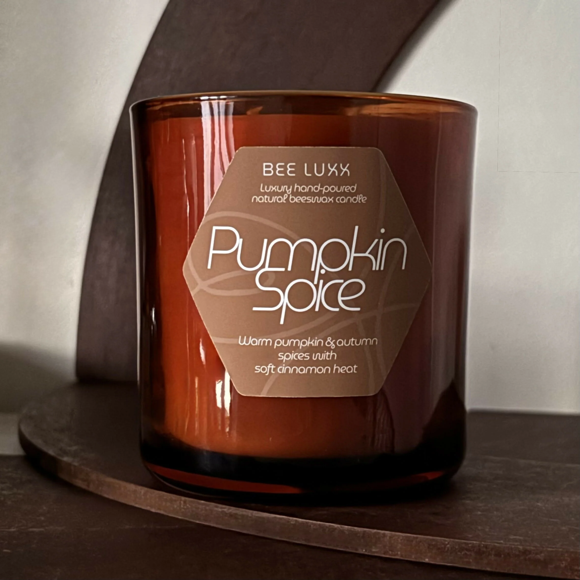 Pumpkin Spice - Scented 100% Beeswax Candle - Image 6