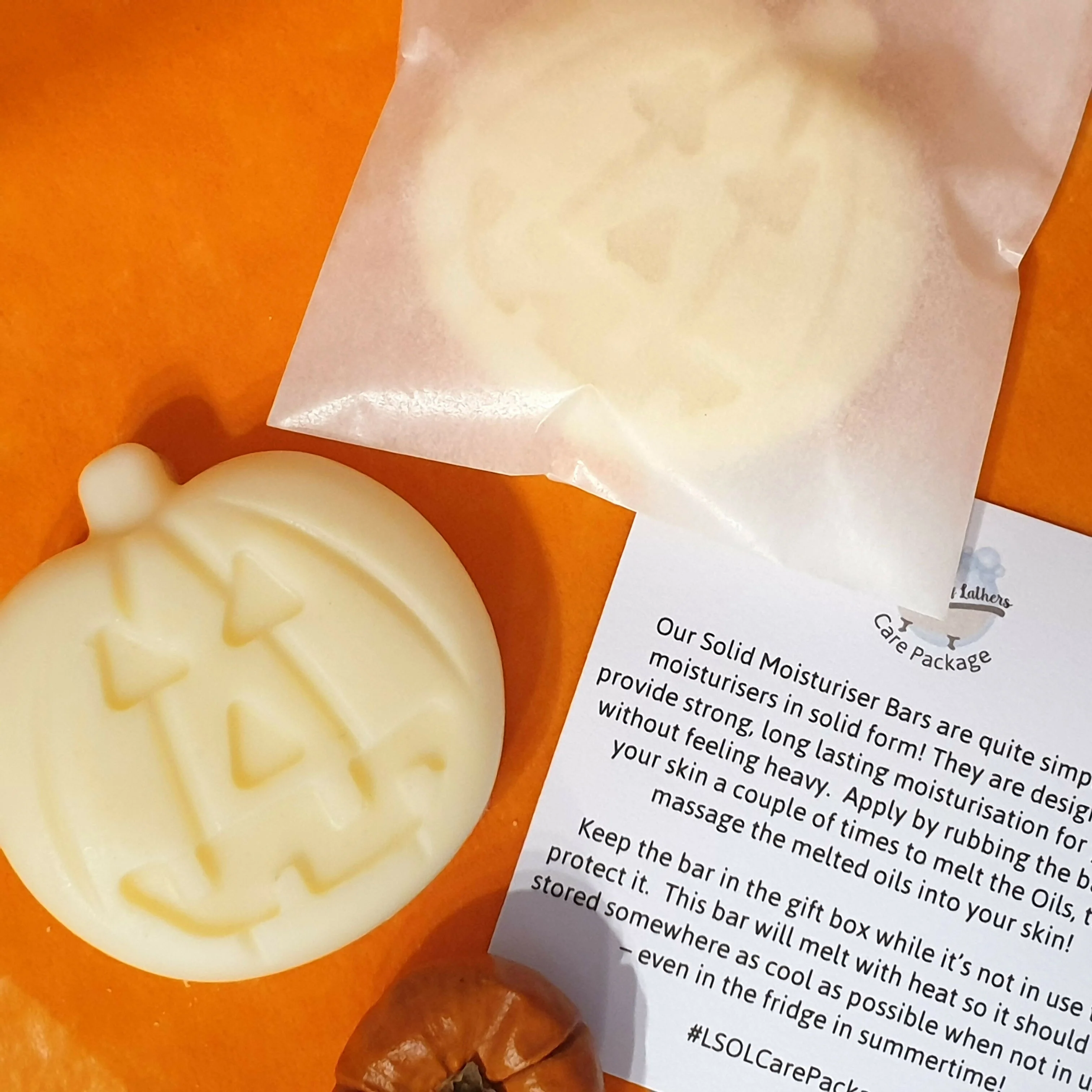 Pumpkin Spice Solid Moisturiser Bar - Image 4