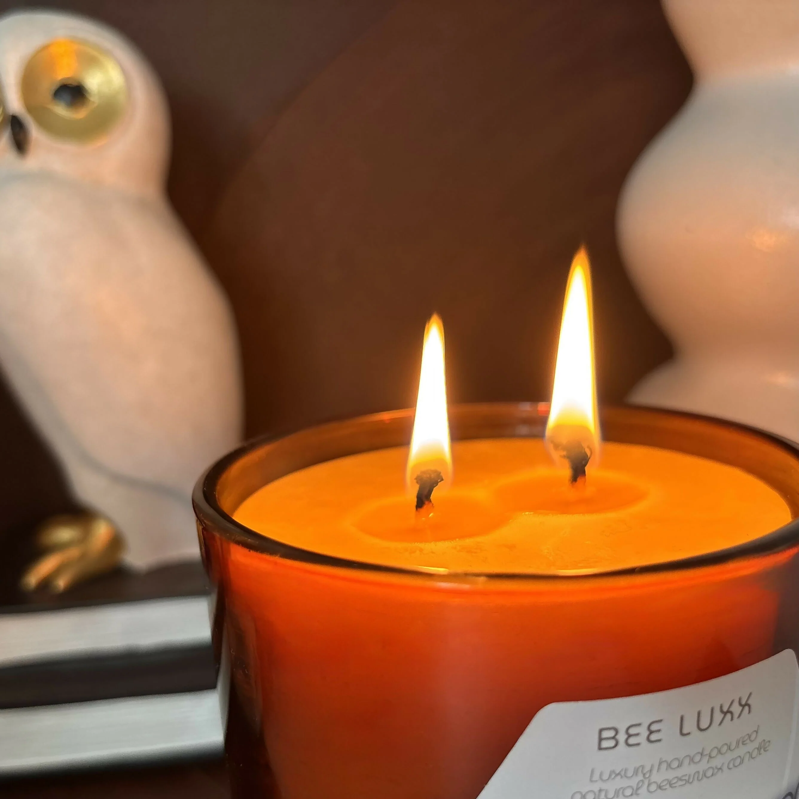 Pure Beeswax Candle - Unscented - Image 3