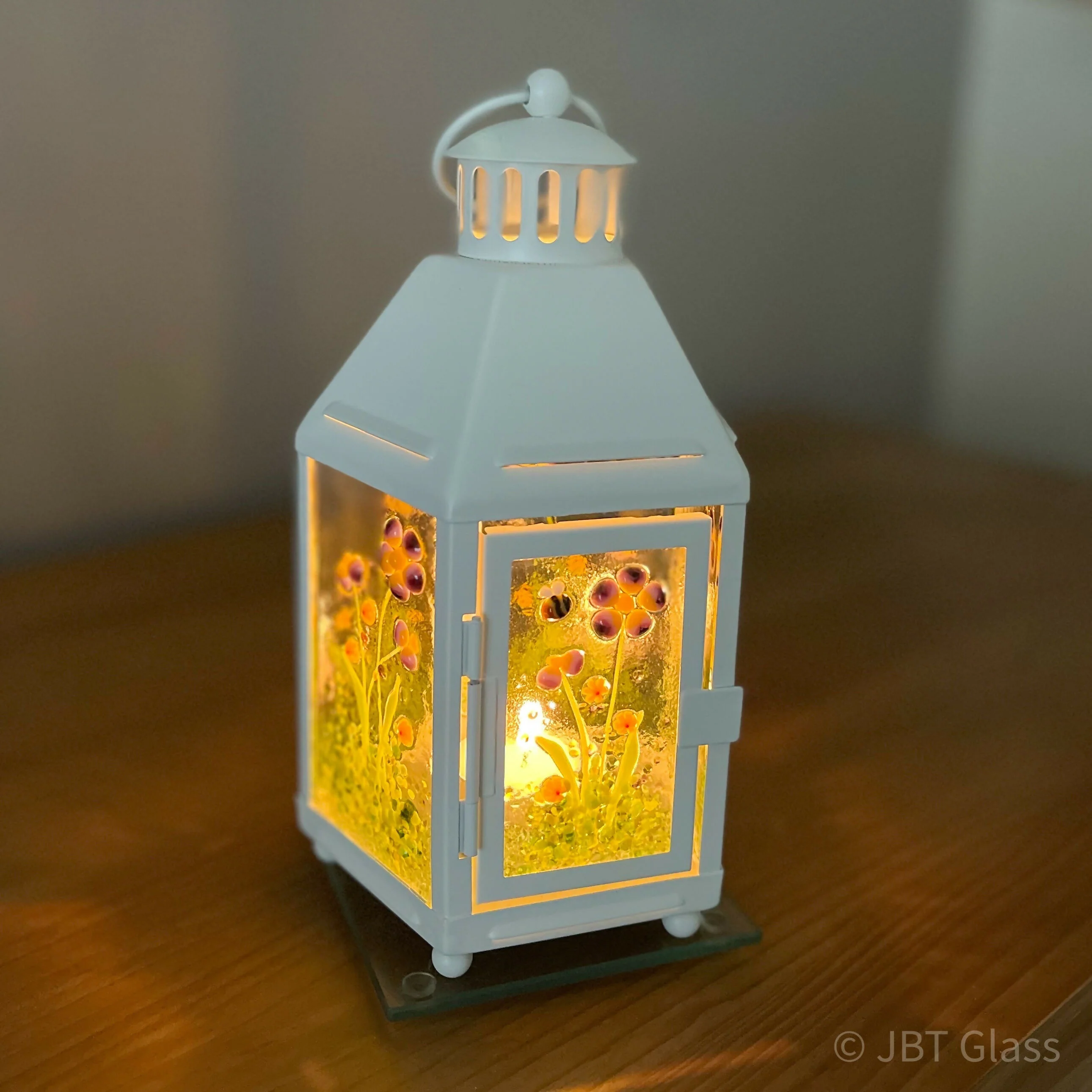 Purple Flower Small Lantern - Image 2